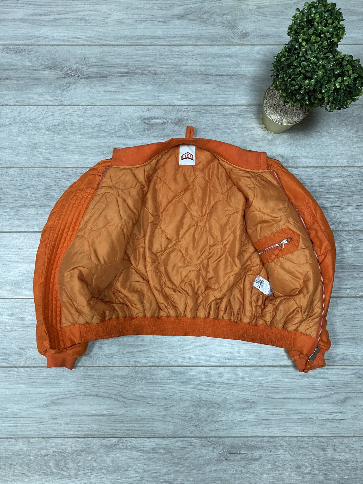 JET SET Jest Set vintage bomber designer zip jacket Size US M / EU 48-50 / 2 - 2 Thumbnail