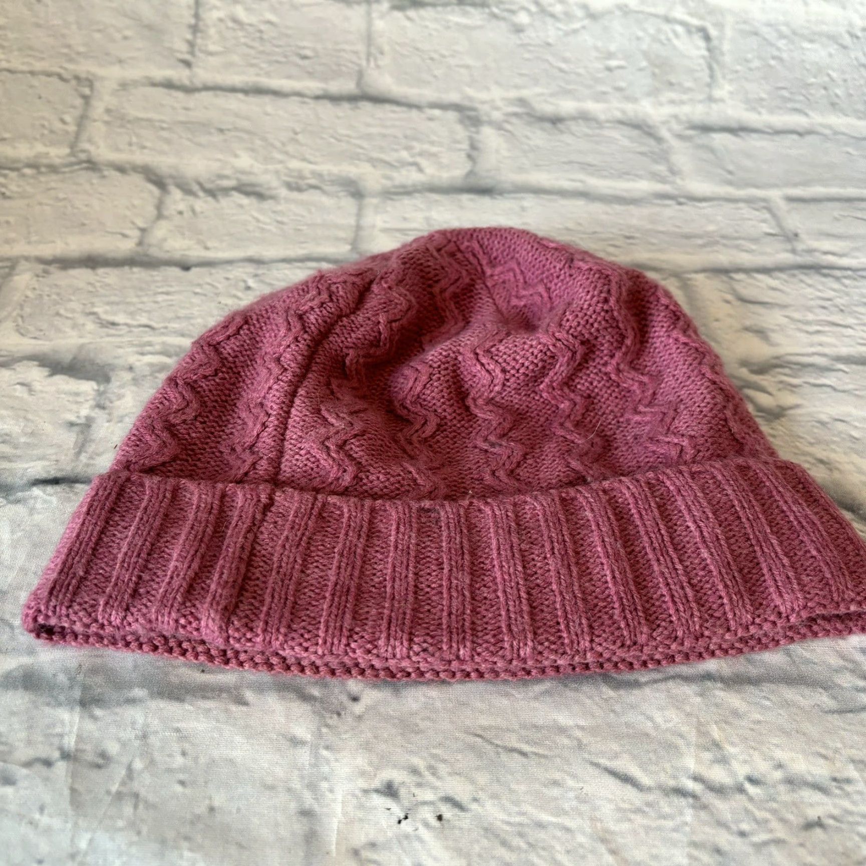 Carhartt Carhartt Beanie Ladies Knit Cuffed Zig Zag Purple Pink Women's Hat RARE Size ONE SIZE - 6 Thumbnail