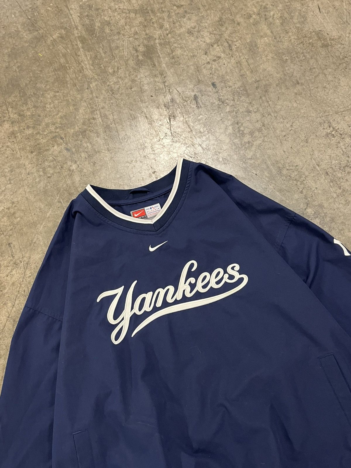 Vintage Yankees vintage Nike center swoosh pullover rare hype Size US XL / EU 56 / 4 - 5 Thumbnail