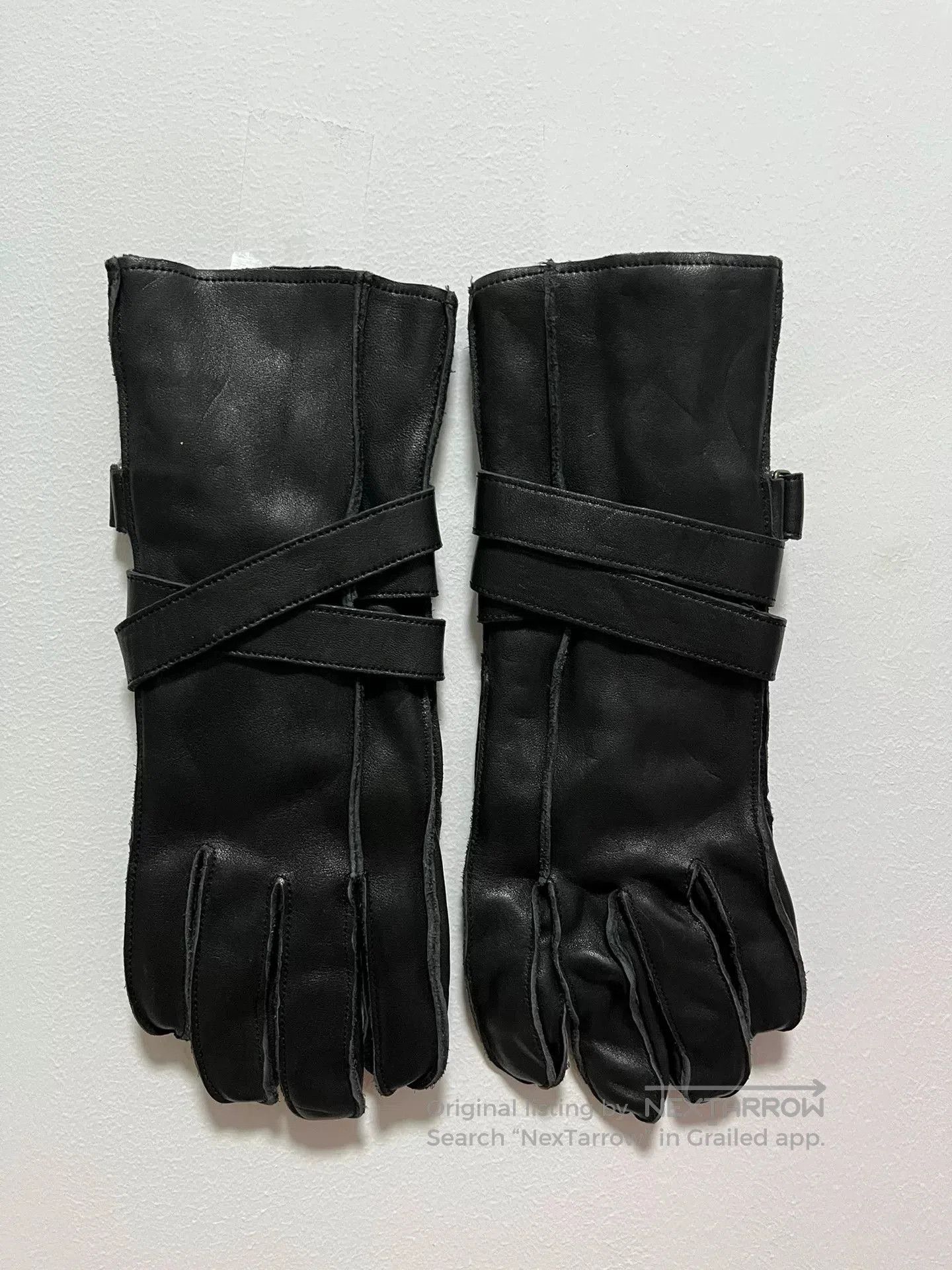 Yohji Yamamoto Yohji Yamamoto Y's Horse Leather Gloves. Size ONE SIZE - 2 Thumbnail