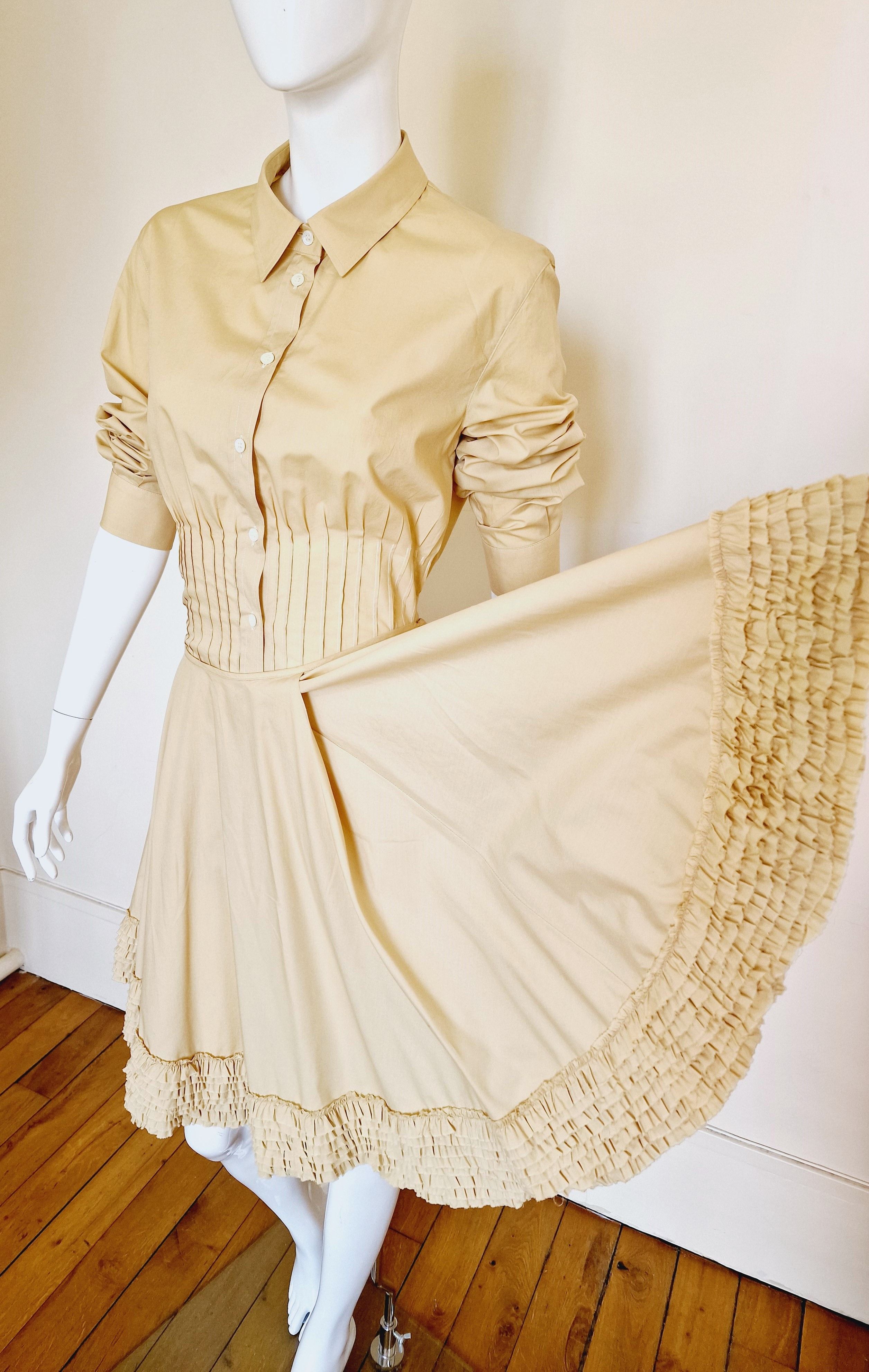 Alexander McQueen Alexander McQueen Dance of the Twisted Bull Runway Dress Size L / US 10 / IT 46 - 2 Thumbnail
