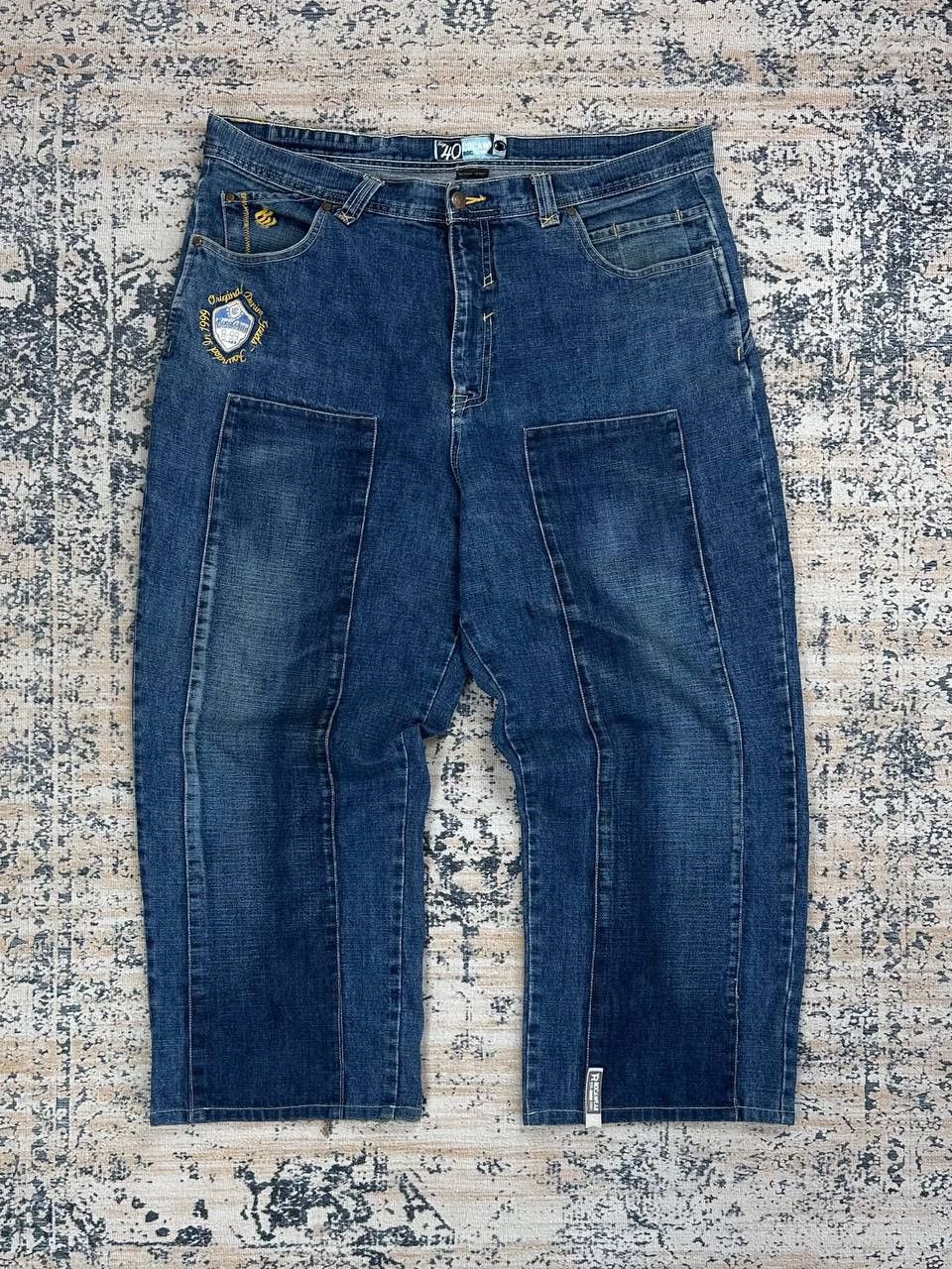 Rocawear × Vintage Vintage Y2K Rocawear Double Knee Rap Jeans Baggy Size US 40 / EU 56 - 2 Thumbnail
