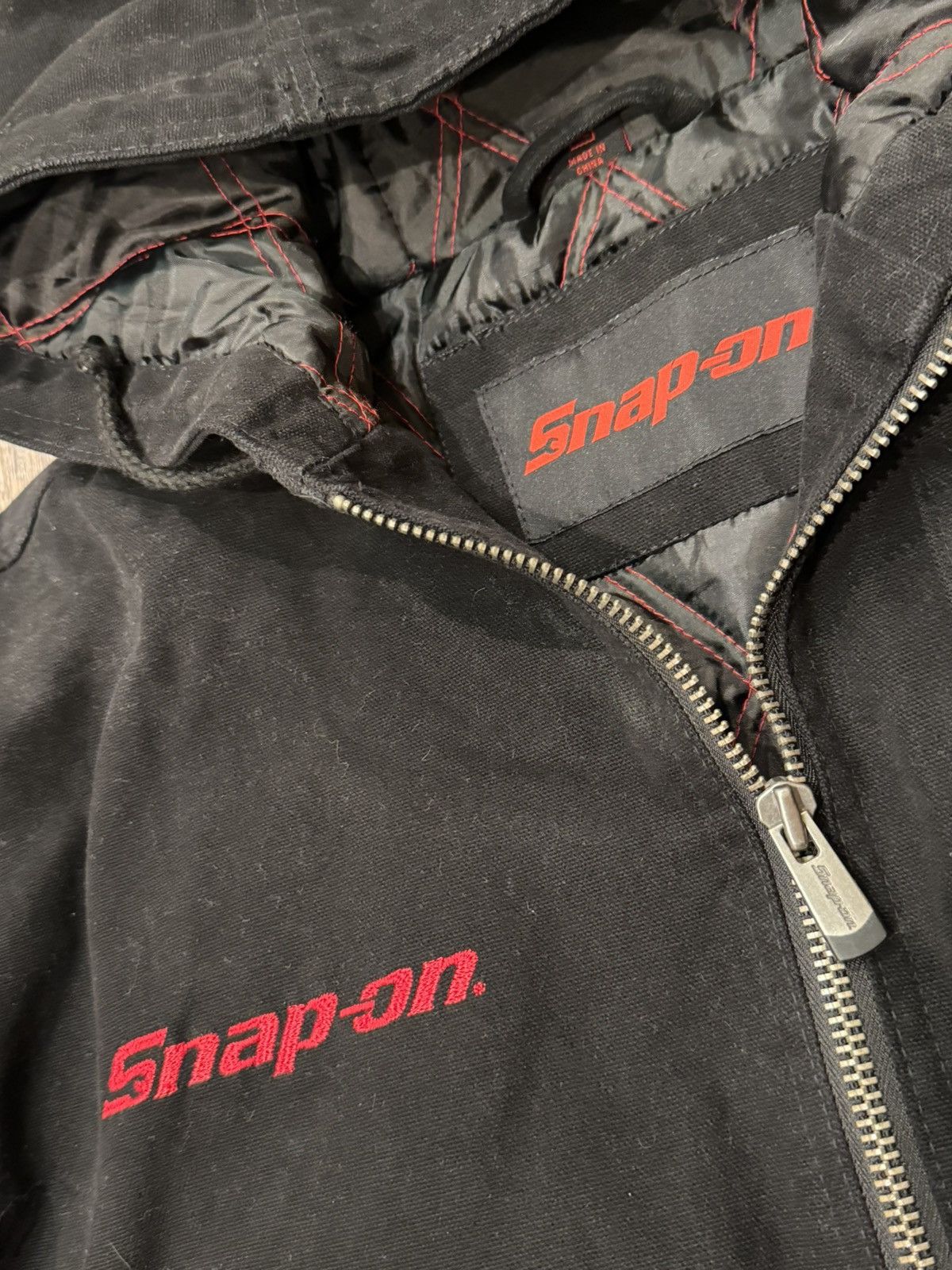 Other Snap-on Tools Limited Edition Hooded Quilted Canvas Jacket Size US XL / EU 56 / 4 - 4 Thumbnail