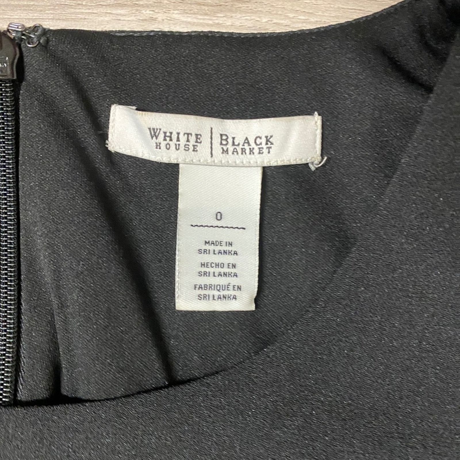 White House Black Market WHBM Dress Women's Career Fit and Flare Slim Swing - 0 Size XS / US 0-2 / IT 36-38 - 10 Thumbnail