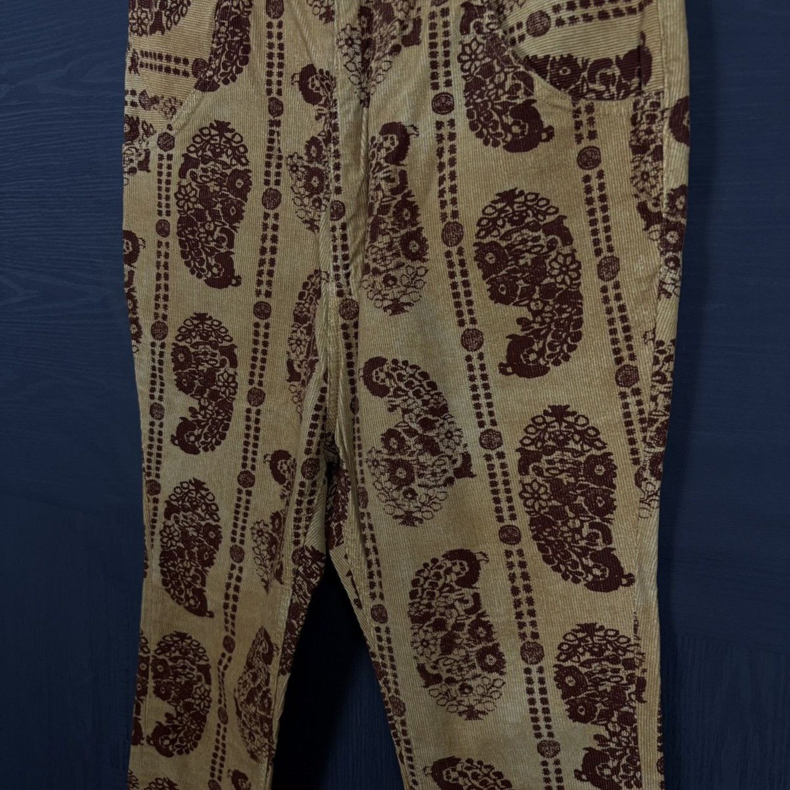 Japanese Brand × Kapital × Kapital Kountry 🇯🇵KAPITAL PAISLEY CORDUROY PANTS Size US 30 / EU 46 - 2 Thumbnail