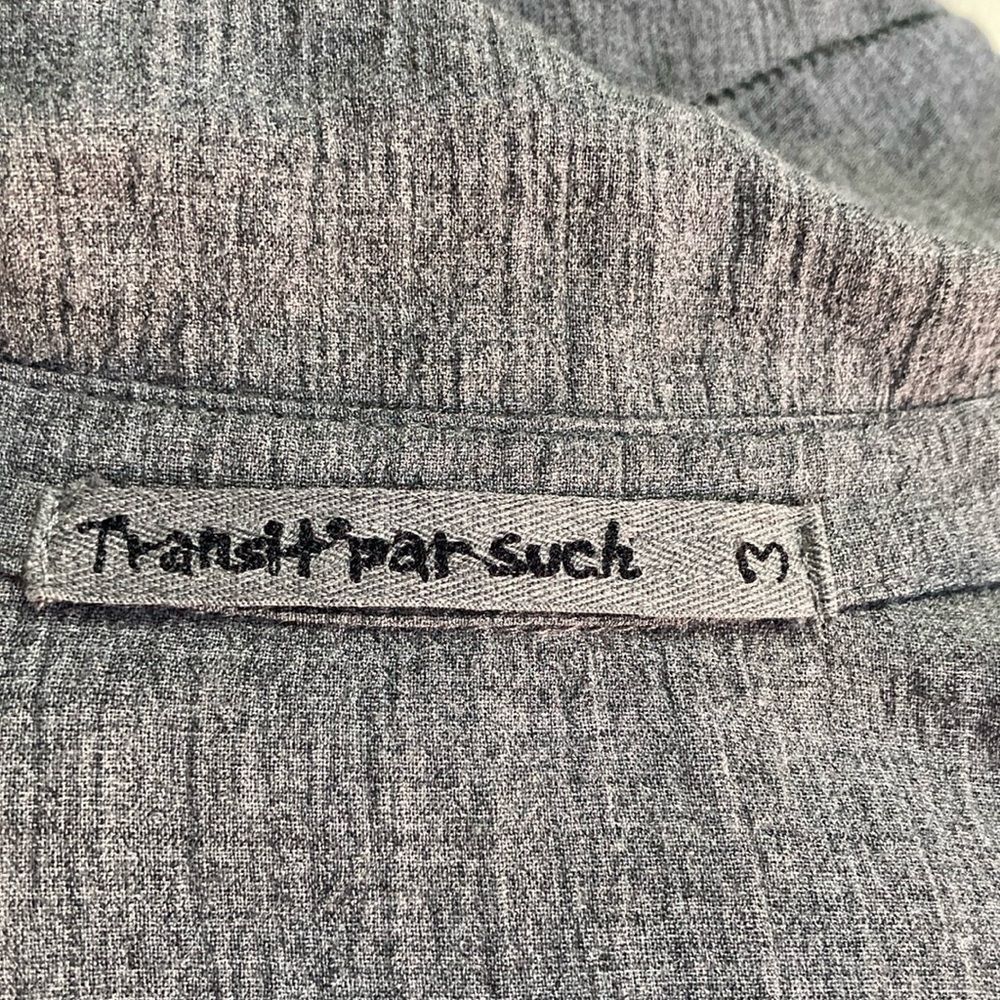 Transit Transit Par Such 3 Womens Gray Size M Long Sleeve Button Fro Size M / US 6-8 / IT 42-44 - 2 Thumbnail