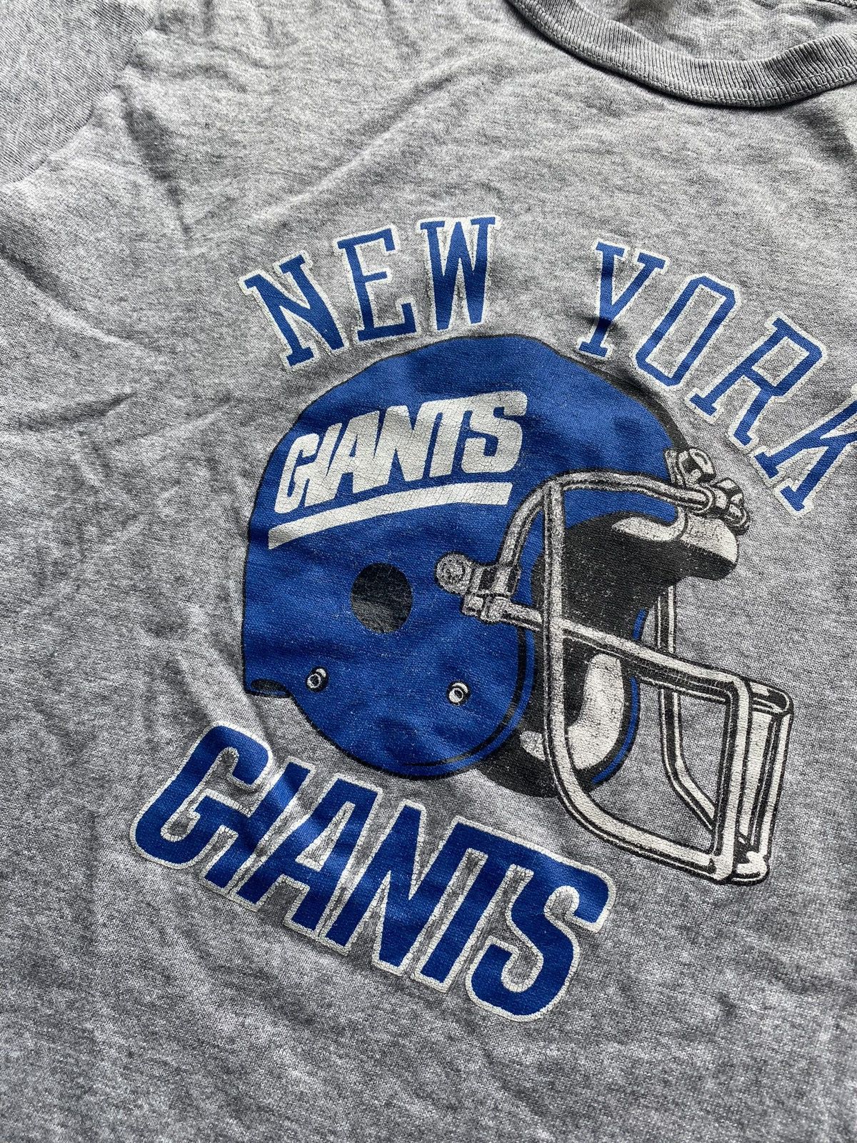 NFL 🔥80s New York Giants Fan gray Vintage tee men nfl league Size US L / EU 52-54 / 3 - 4 Thumbnail