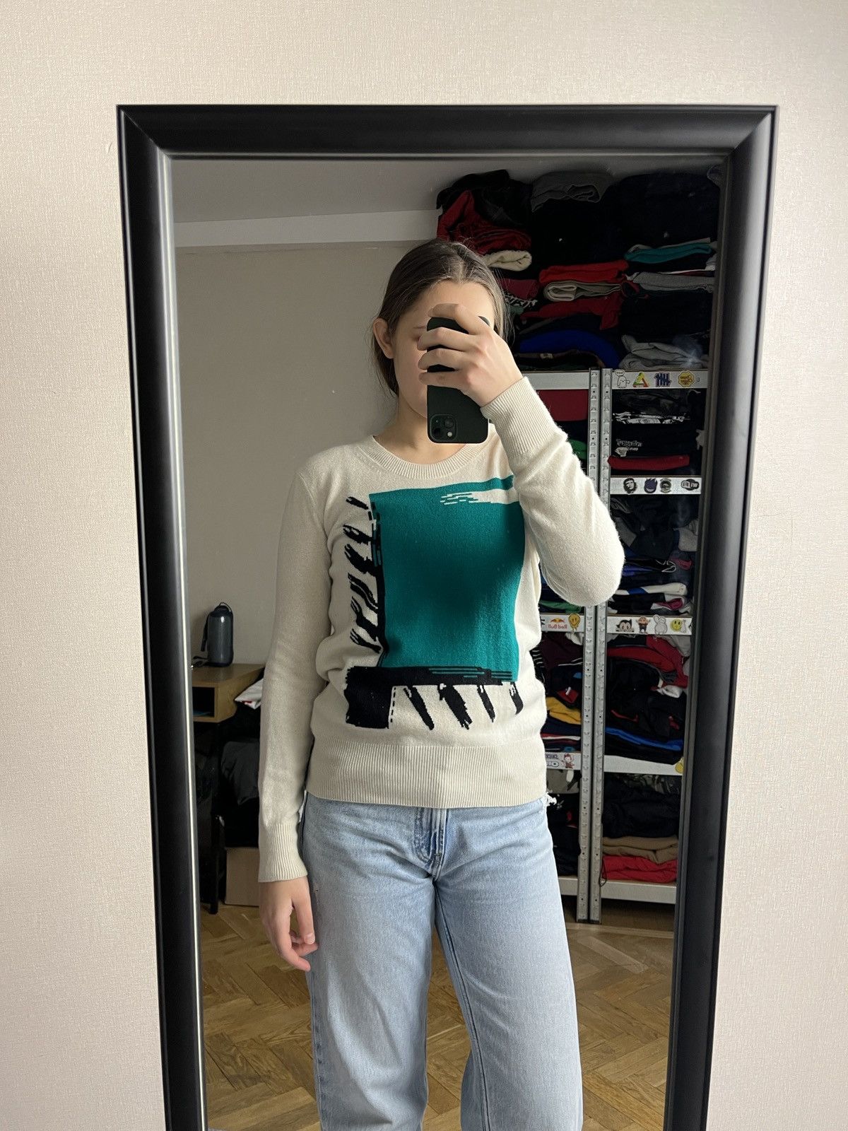 Burberry Burberry Brit Cashmere Big Logo Graphic Women's Sweater Size S / US 4 / IT 40 - 2 Thumbnail