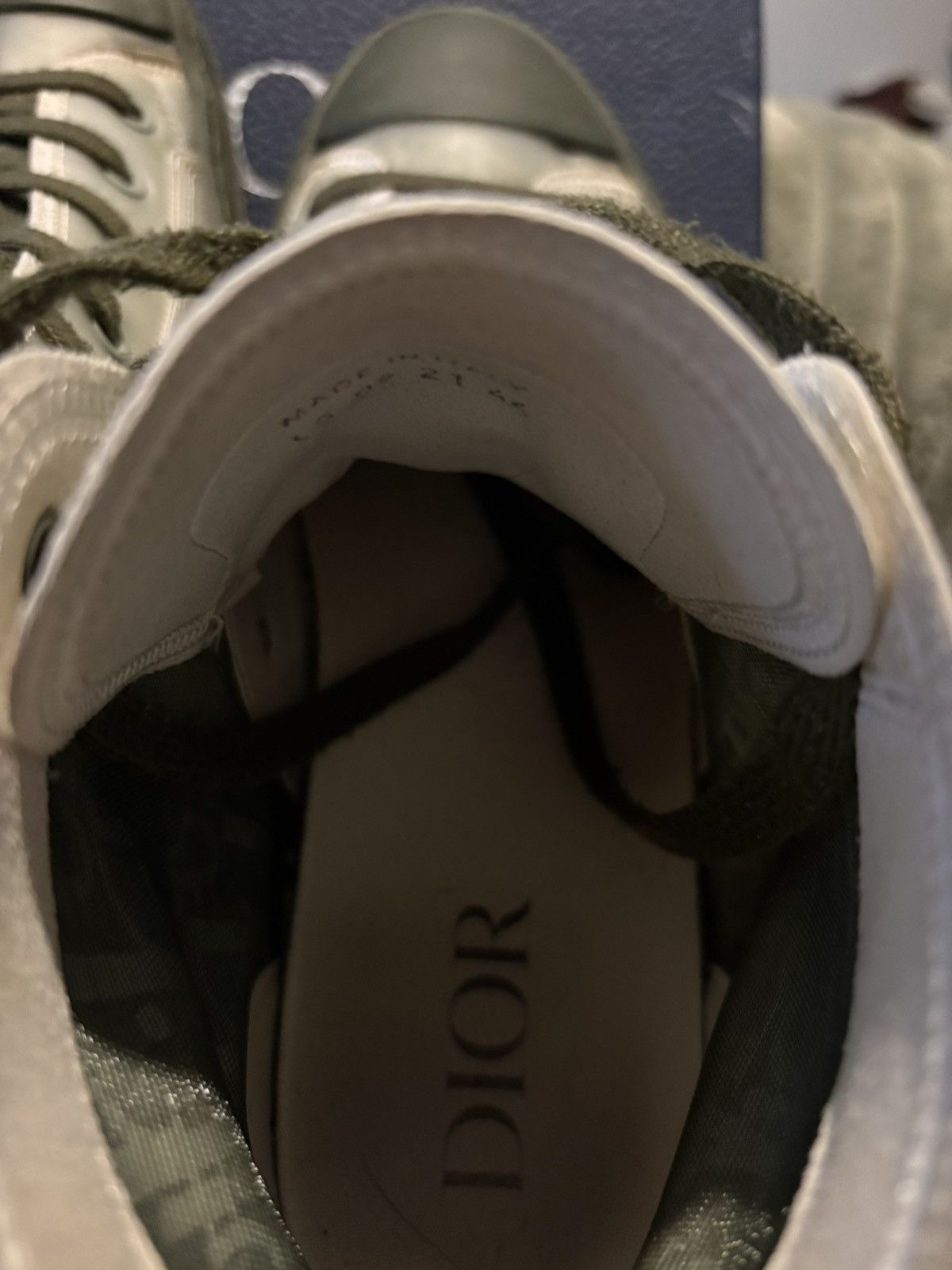 Dior Dior B23 Olive Oblique Canvas Size US 11 / EU 44 - 5 Thumbnail