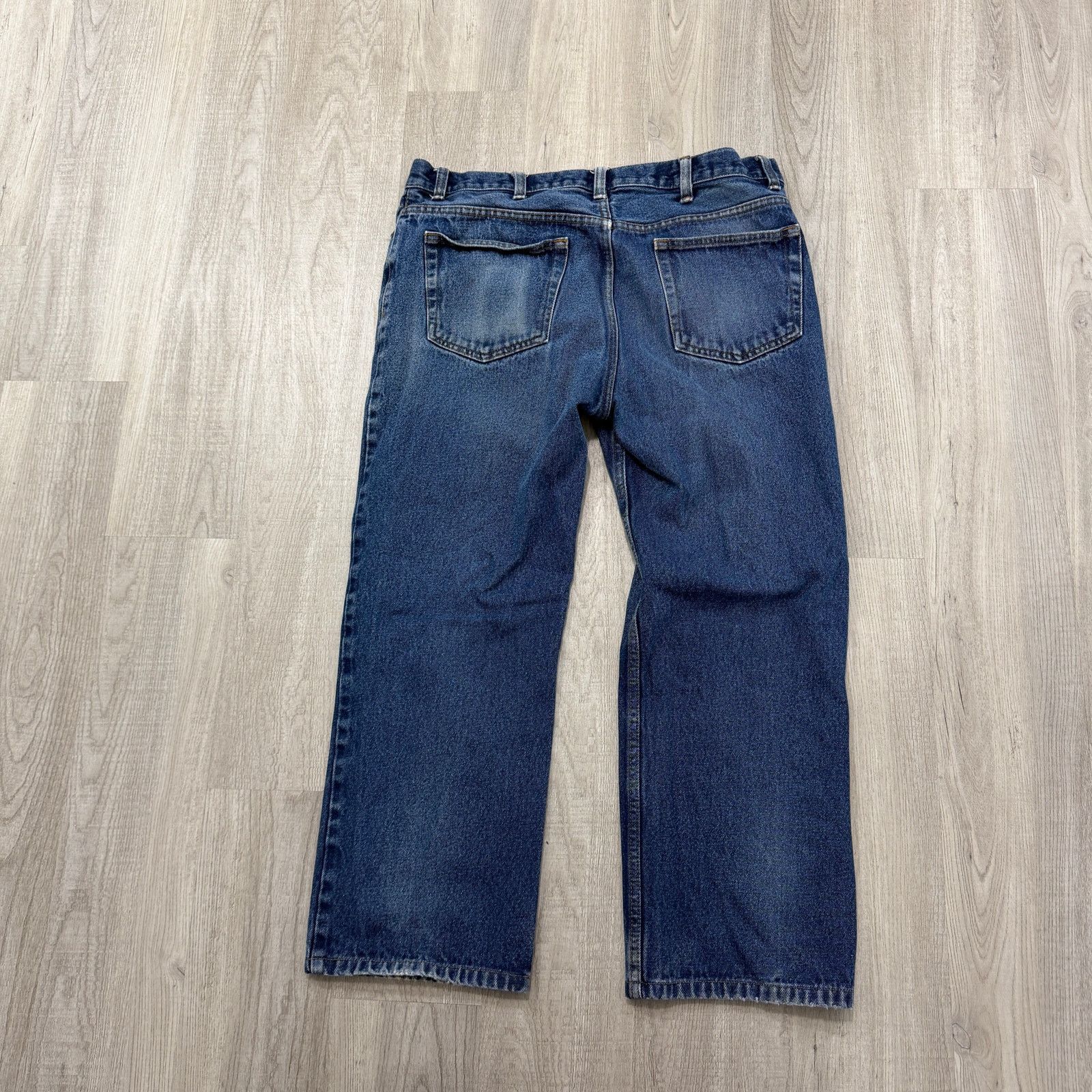 Vintage Vintage Faded Jeans Men's 36x27 Blue Denim Western Grunge Size US 36 / EU 52 - 7 Thumbnail