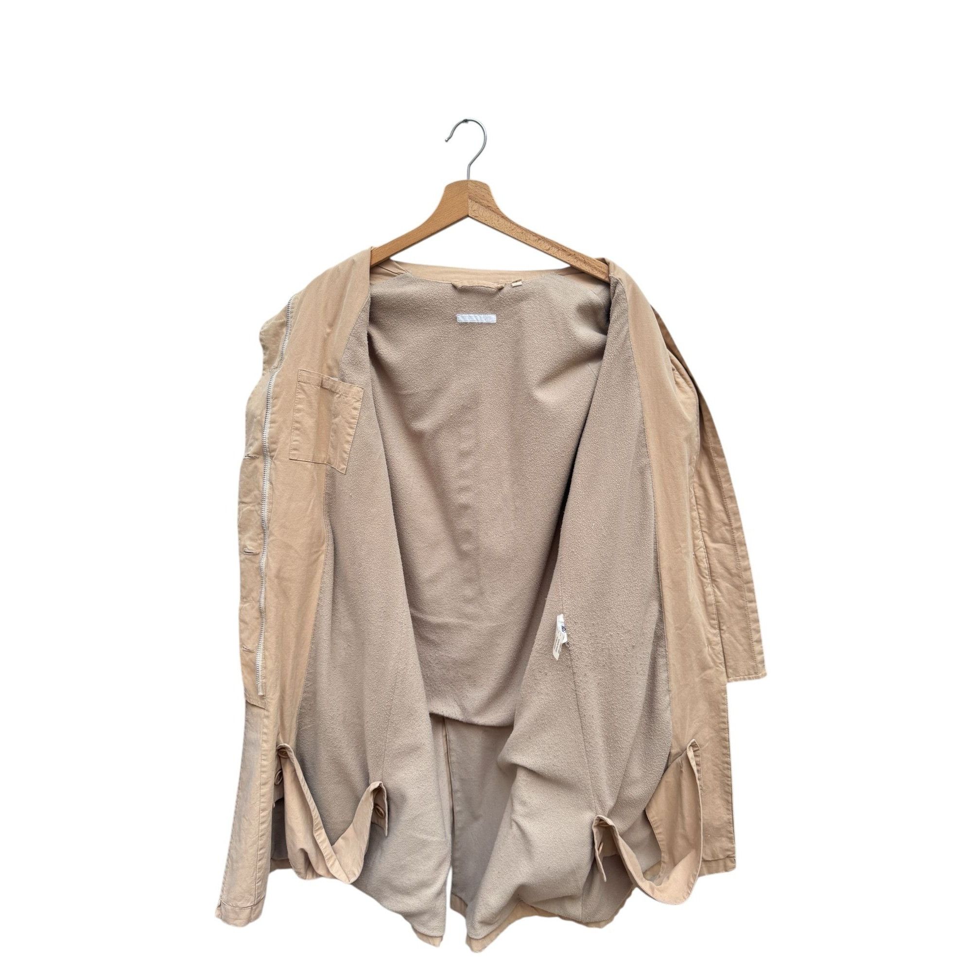 Helmut Lang 1999 Beige Straps Coat Size M / US 6-8 / IT 42-44 - 4 Thumbnail