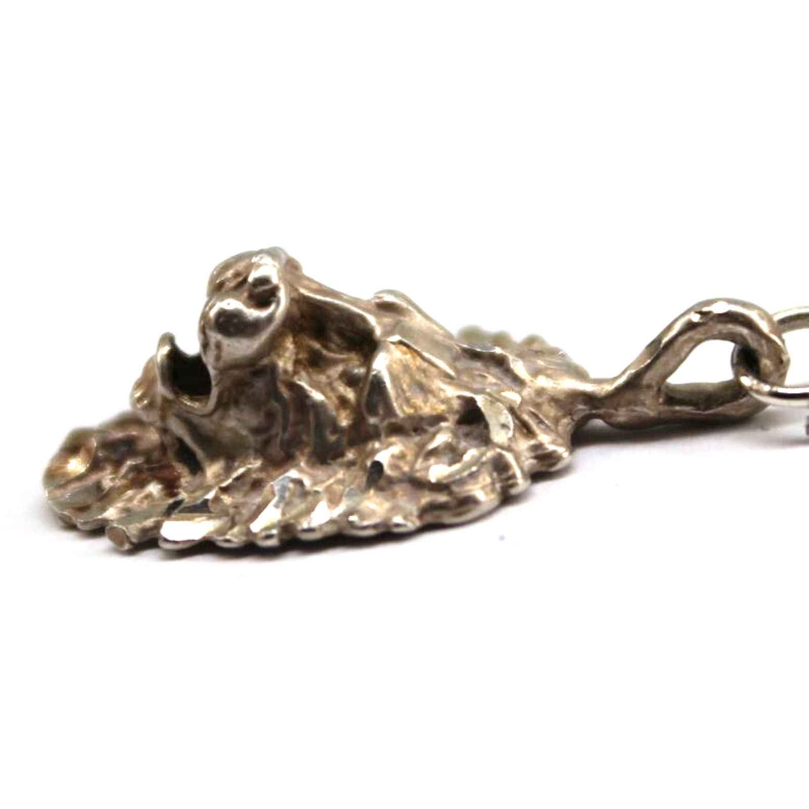 Other Little 3/4" Leo Lion Sterling Silver Necklace Pendant Size ONE SIZE - 4 Thumbnail