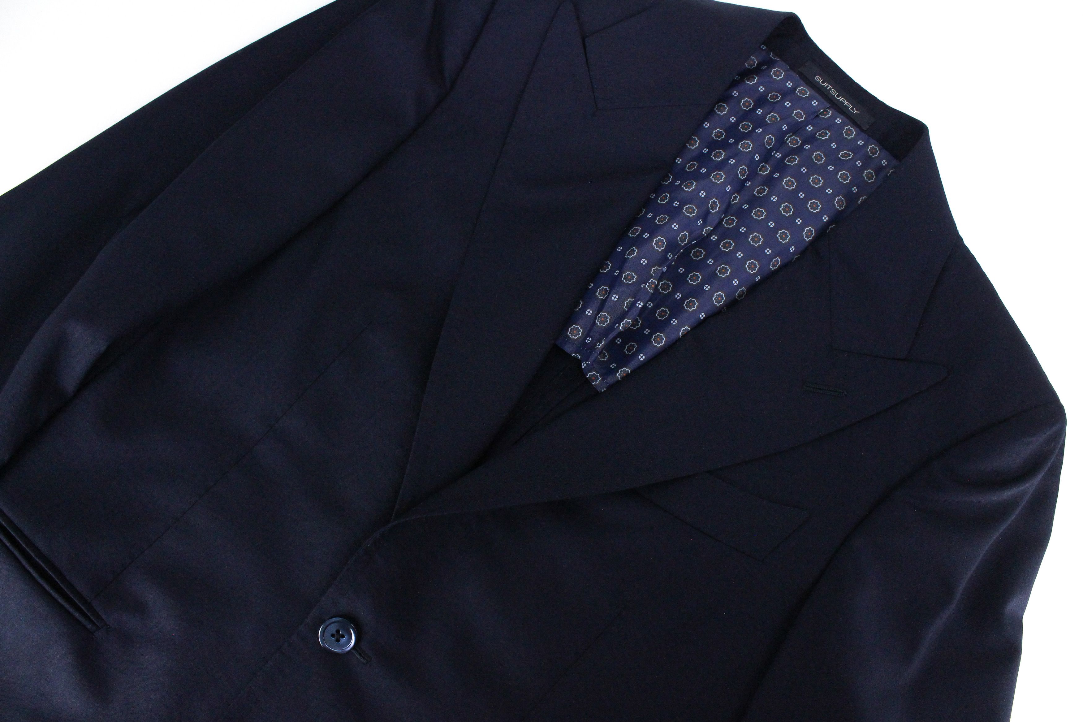 Suitsupply LA SPALLA UK34R Blue Wool 2 Piece Suit 67480 Size 34R - 8 Thumbnail