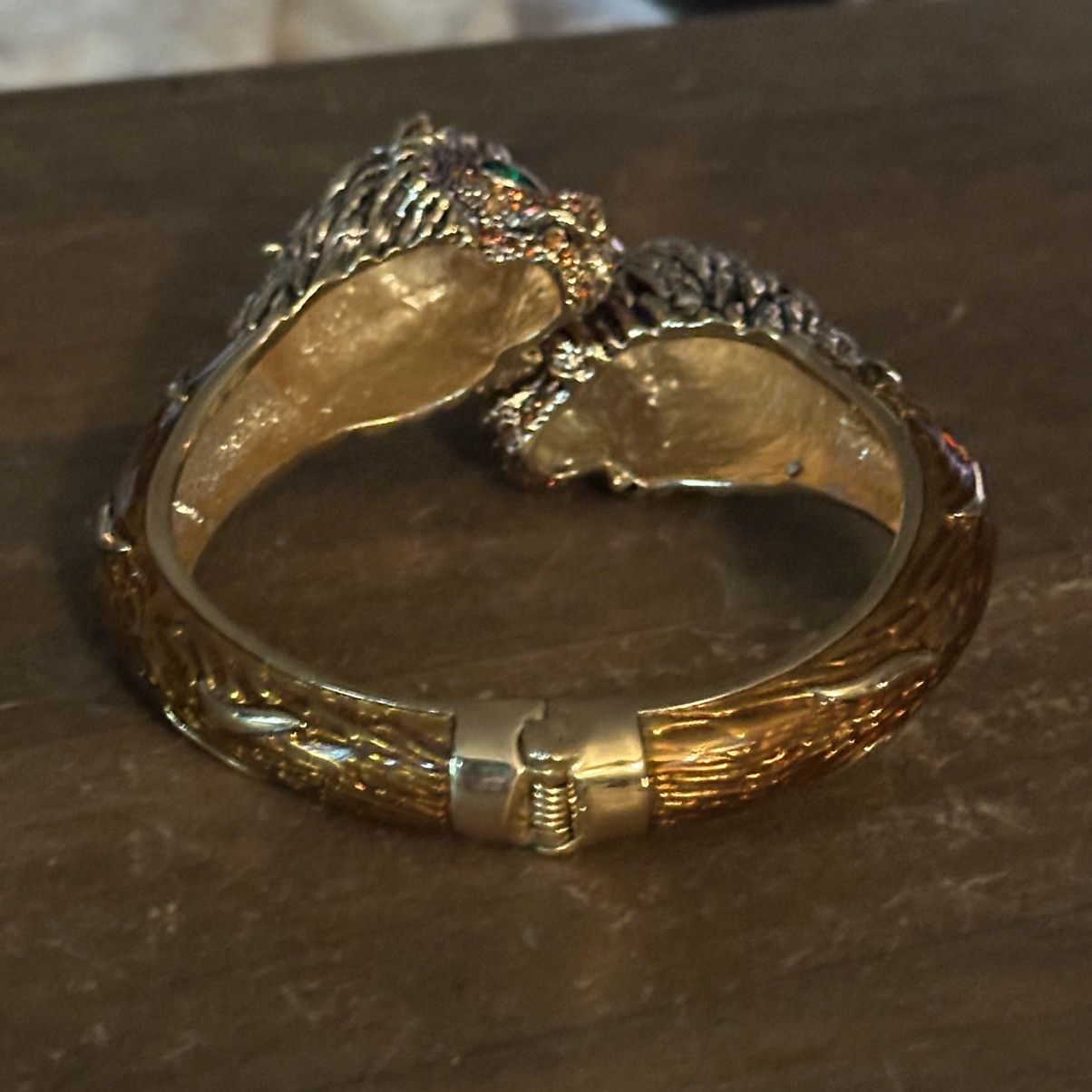 Vintage Vintage JC Thailand lions head wrap bangle bracelet Size ONE SIZE - 7 Thumbnail