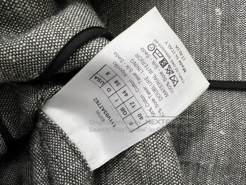 Dior Dior Gray double-breasted gun collared suit jacket Size S / US 4 / IT 40 - 6 Thumbnail