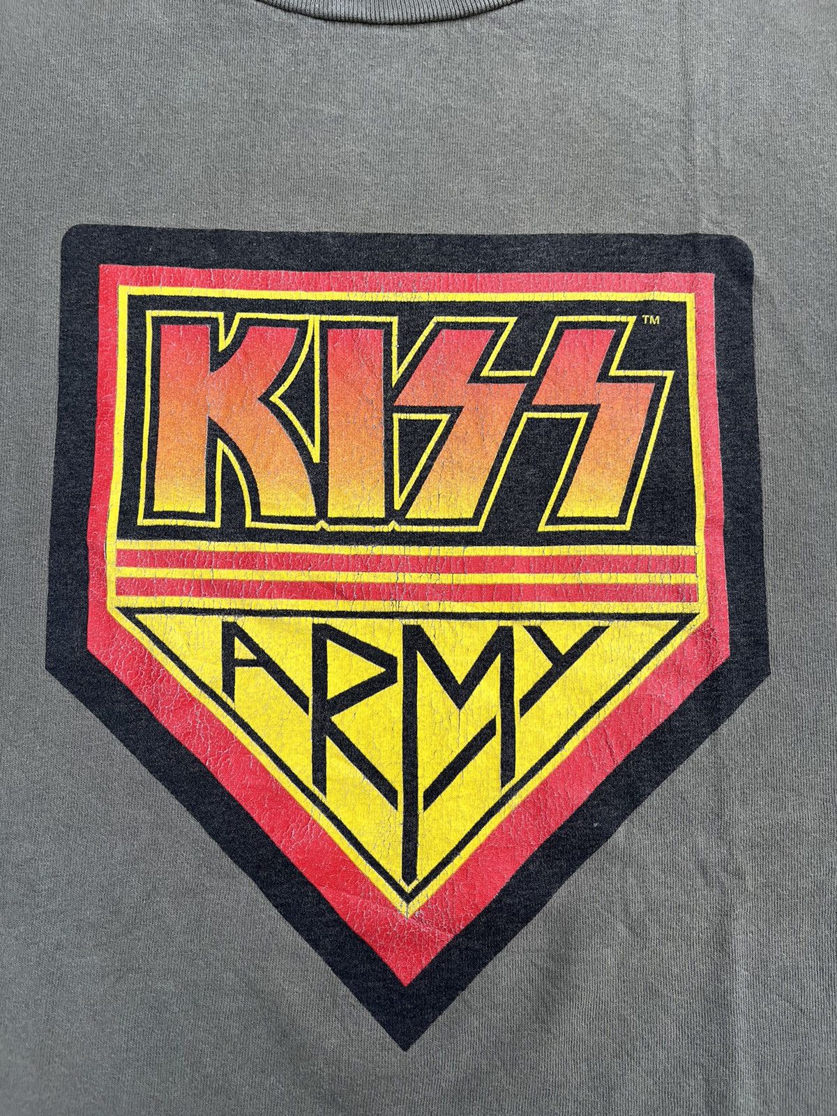 KISS × Vintage T-shirt Vintage Kiss Army 1996 Size US XL / EU 56 / 4 - 4 Thumbnail