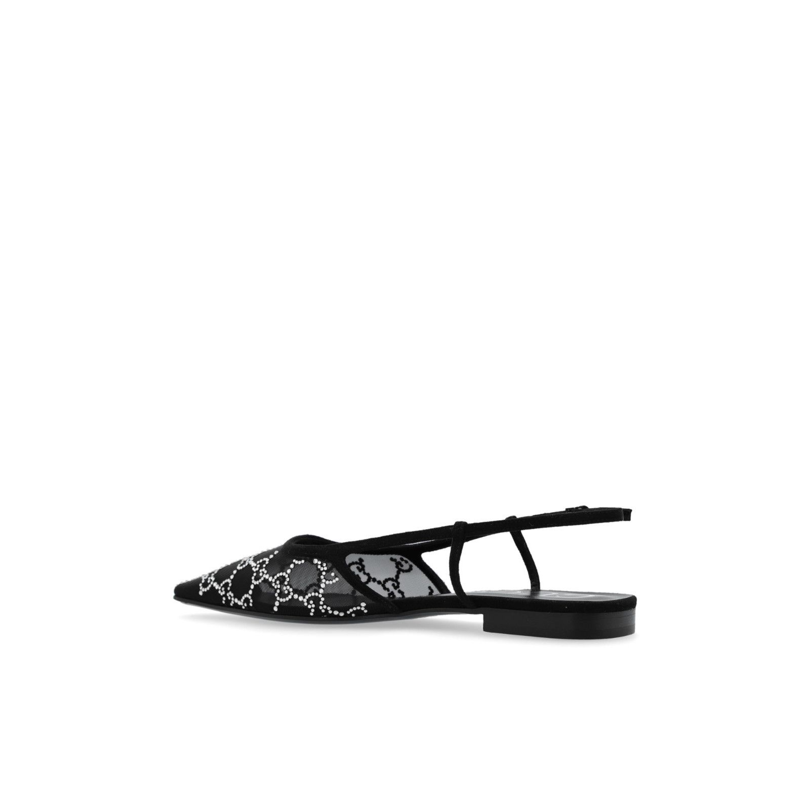 Gucci GUCCI Black Mesh With Crystals Ballet Flats New & Authentic Size US 7 / IT 37 - 3 Thumbnail
