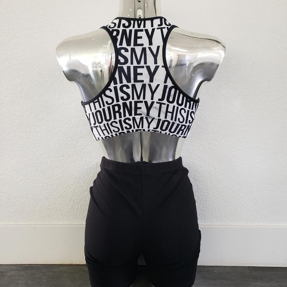 Designer Marble | Shaun T | This Is My Journey Sport Bra Size ONE SIZE - 2 Thumbnail