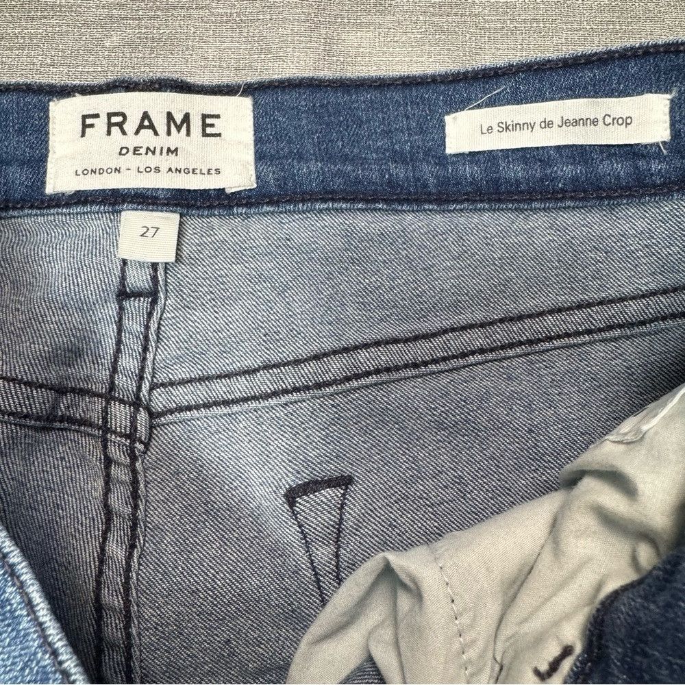 Frame FRAME Le Skinny De Jeanne Crop Jeans in Osage Size 27 Size 27" / US 4 / IT 40 - 5 Thumbnail