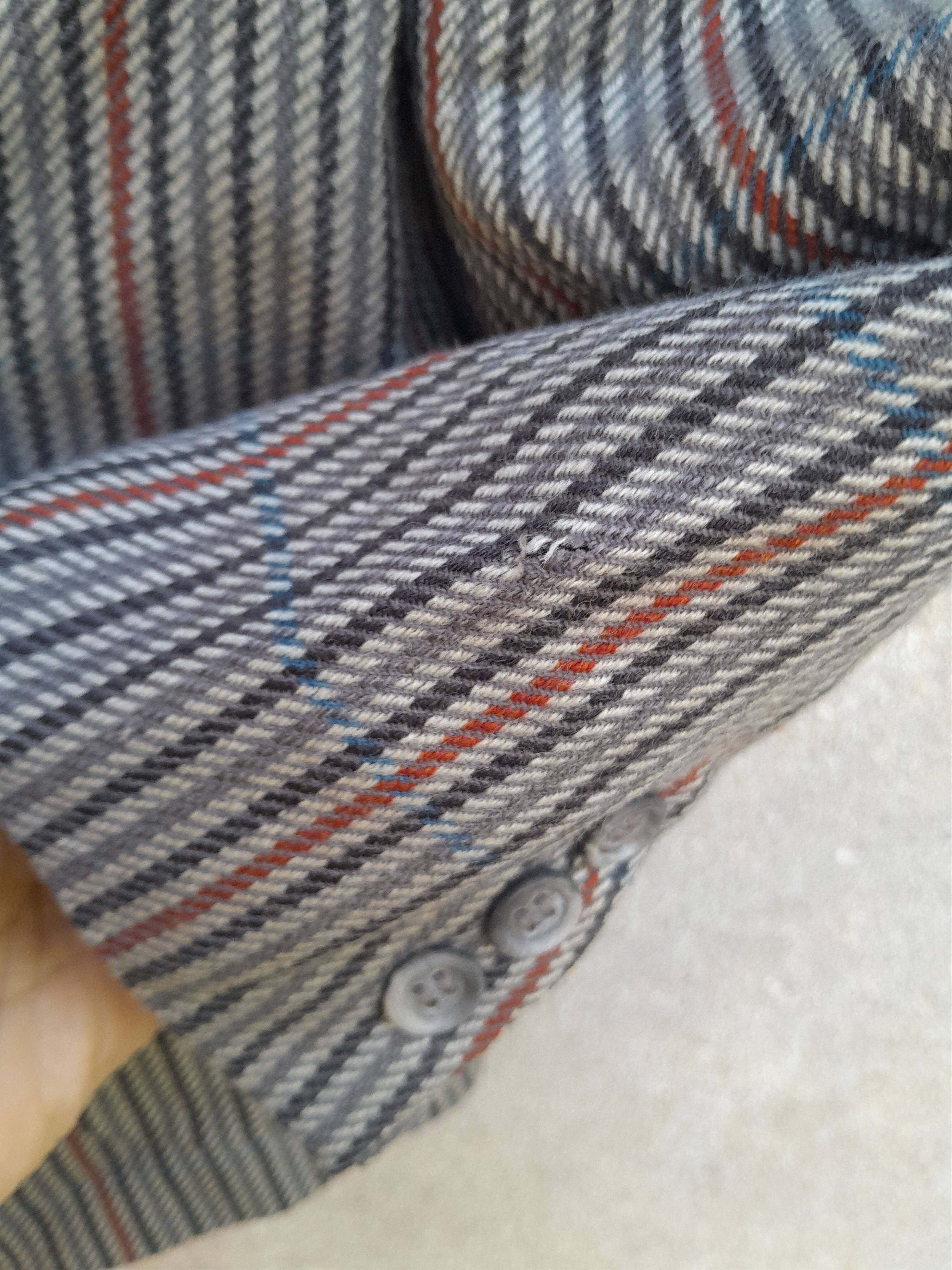 Burberry Vintage Burberrys 100% Wool Blazer Jacket Made in England Size US S / EU 44-46 / 1 - 5 Thumbnail