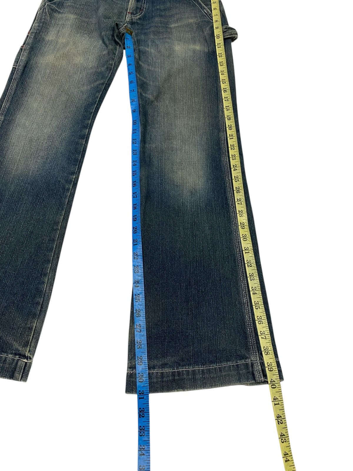 Japanese Brand Japanese Brand X queens pop flare jeans Size US 32 / EU 48 - 11 Thumbnail