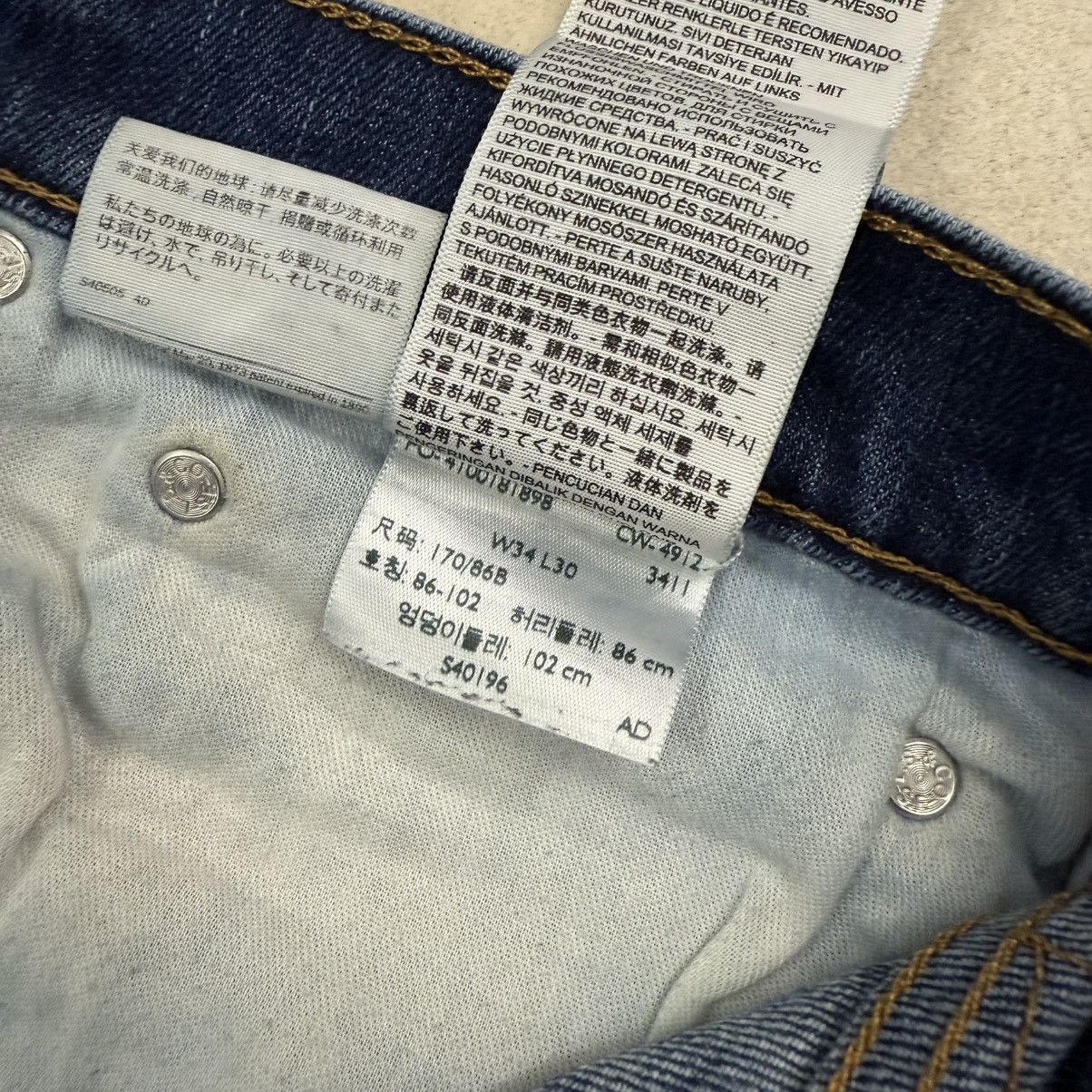 Levi's Levi’s Painted Denim Jeans Blue Size 34 X 30 Size US 34 / EU 50 - 5 Thumbnail