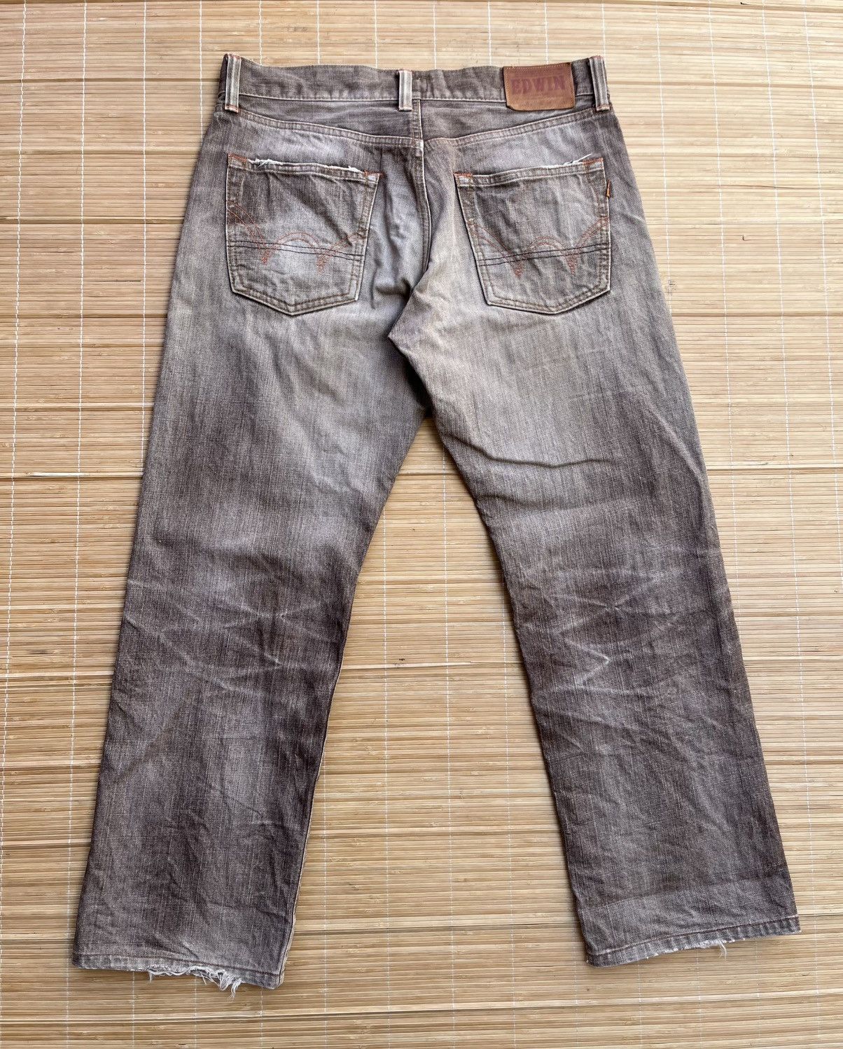 Edwin Vintage Edwin 505zx selvedge denim distress Size US 35 - 2 Thumbnail