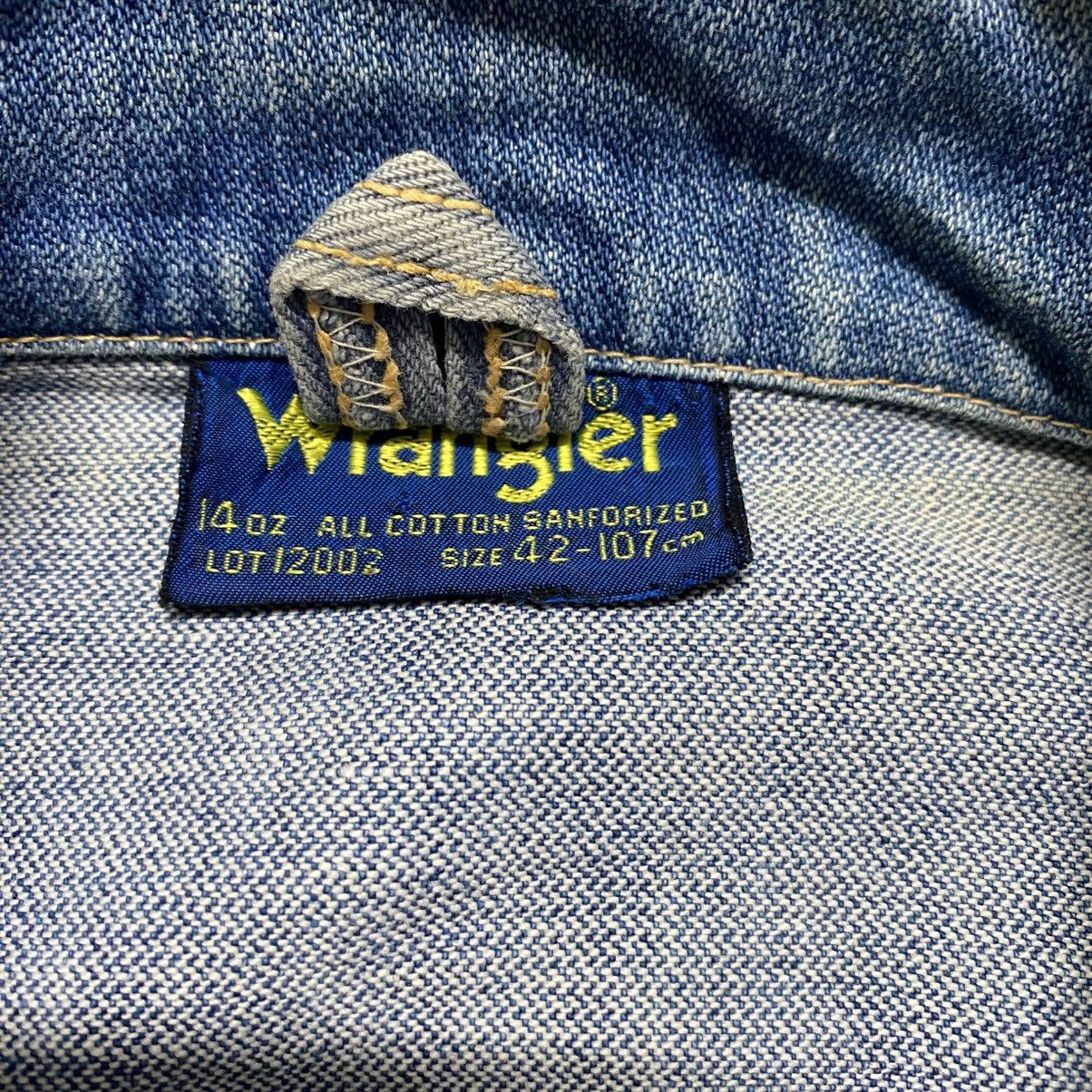 Wrangler Vintage 70s Wrangler Denim Trucker Jacket Lot 12002 Size US M / EU 48-50 / 2 - 19 Thumbnail