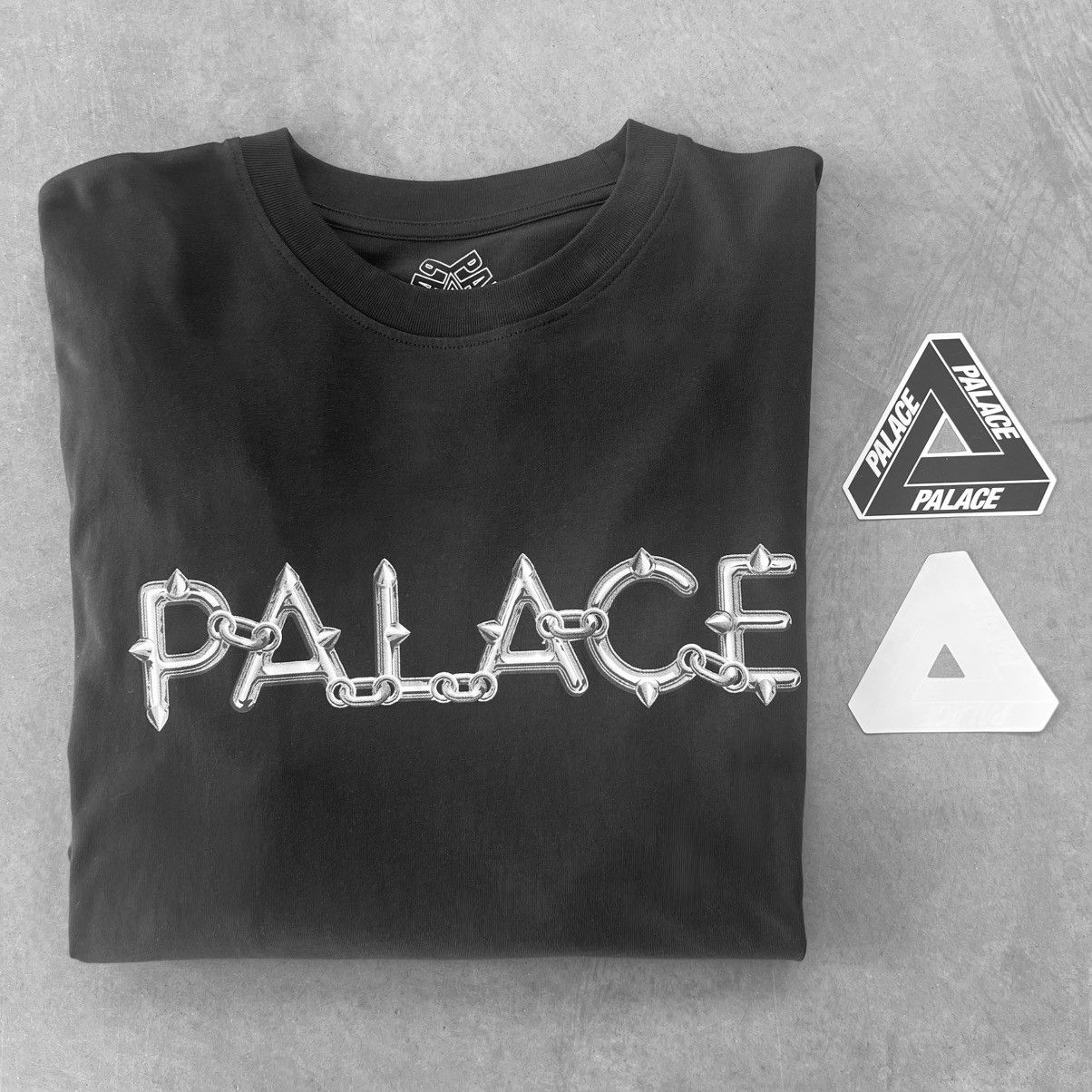 Palace ⛓️‍💥 SPIKE LONGSLEEVE S/S 2022 + 2 STICKERS BARBWIRE PRINT Size US XL / EU 56 / 4 - 2 Thumbnail