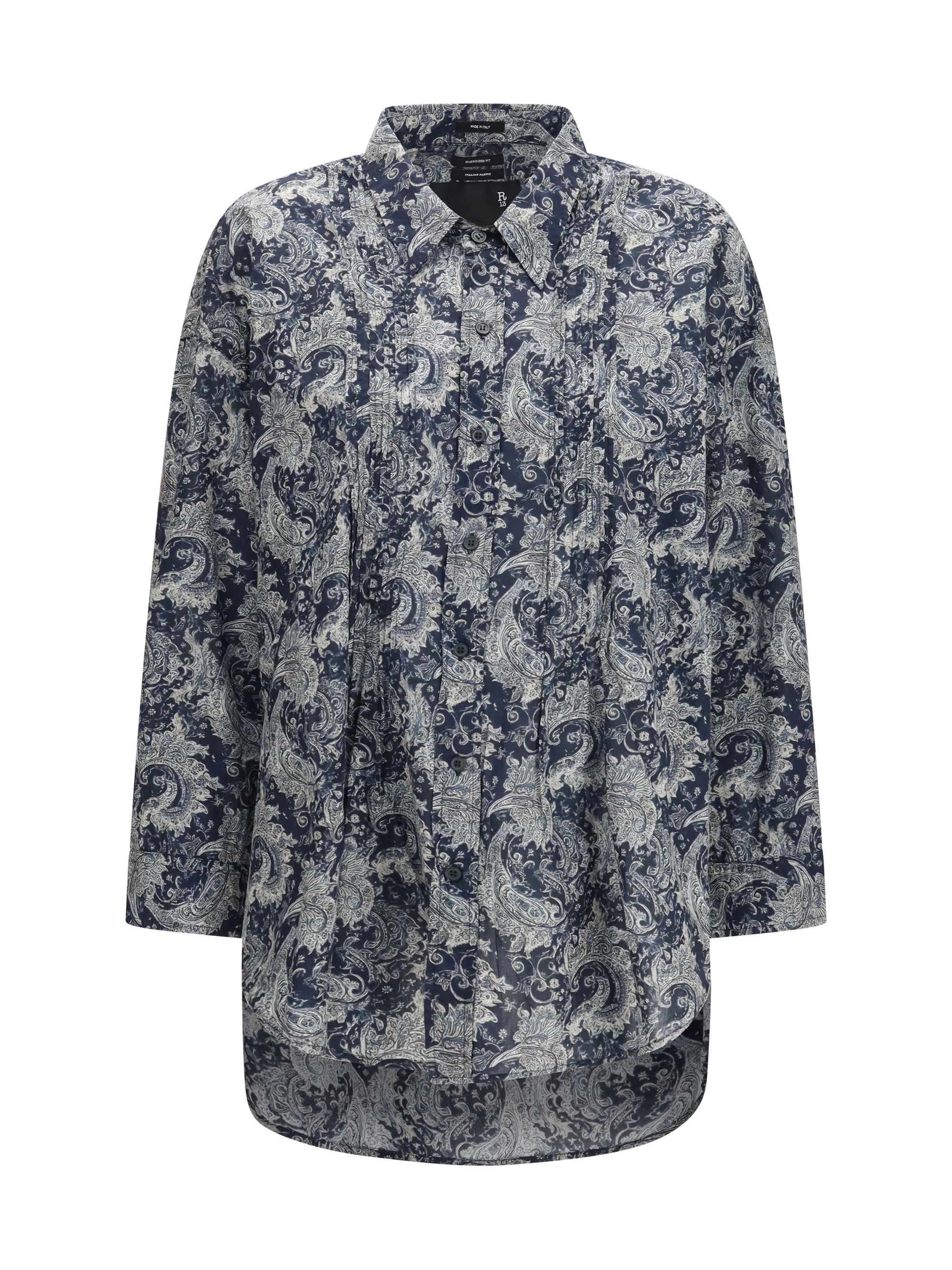 R13 Pintuck drop neck Shirt Size XS / US 0-2 / IT 36-38 - 1 Thumbnail