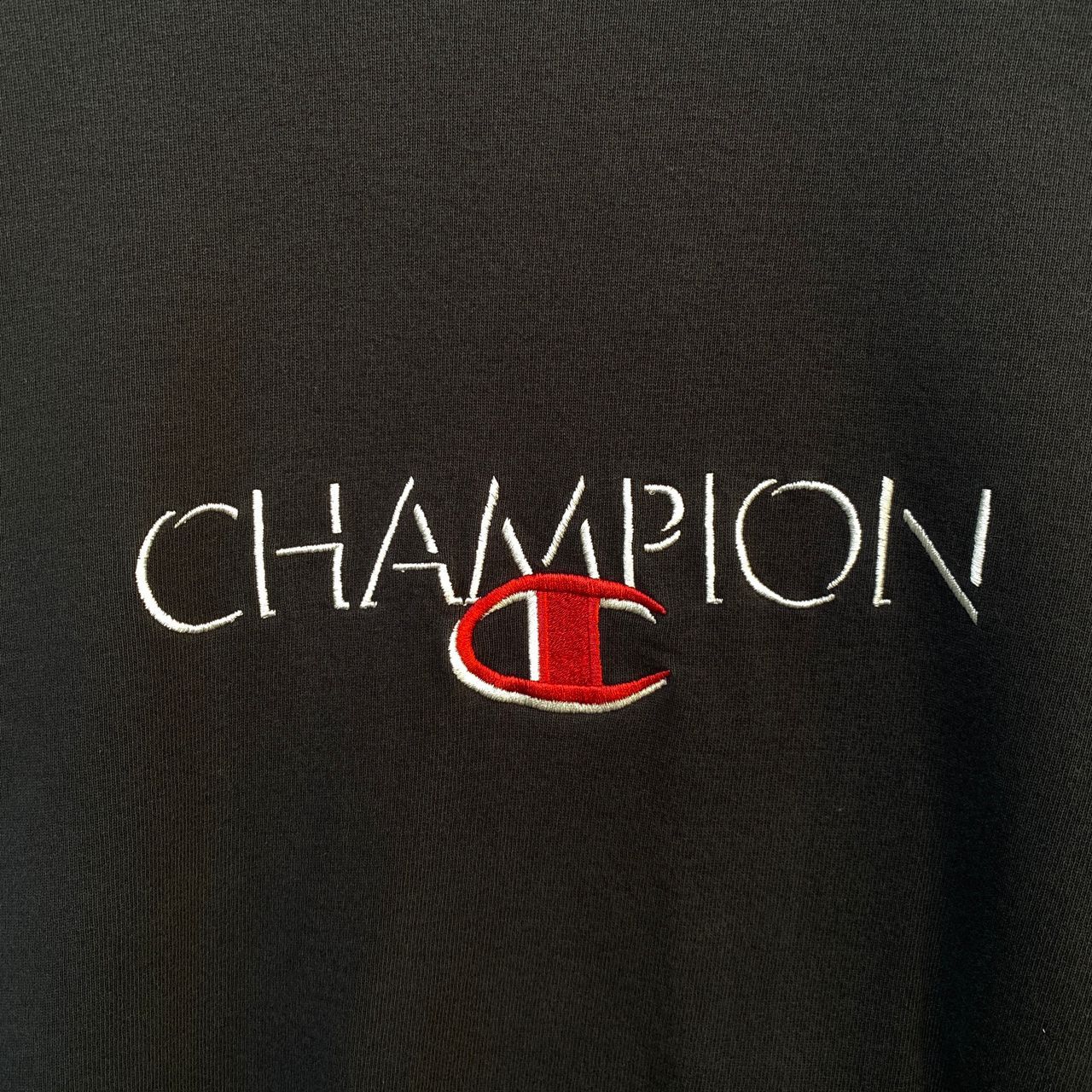 Champion × Vintage VINTAGE CHAMPION SWEATSHIRT XL PULLOVER BLACK Size US XL / EU 56 / 4 - 4 Thumbnail