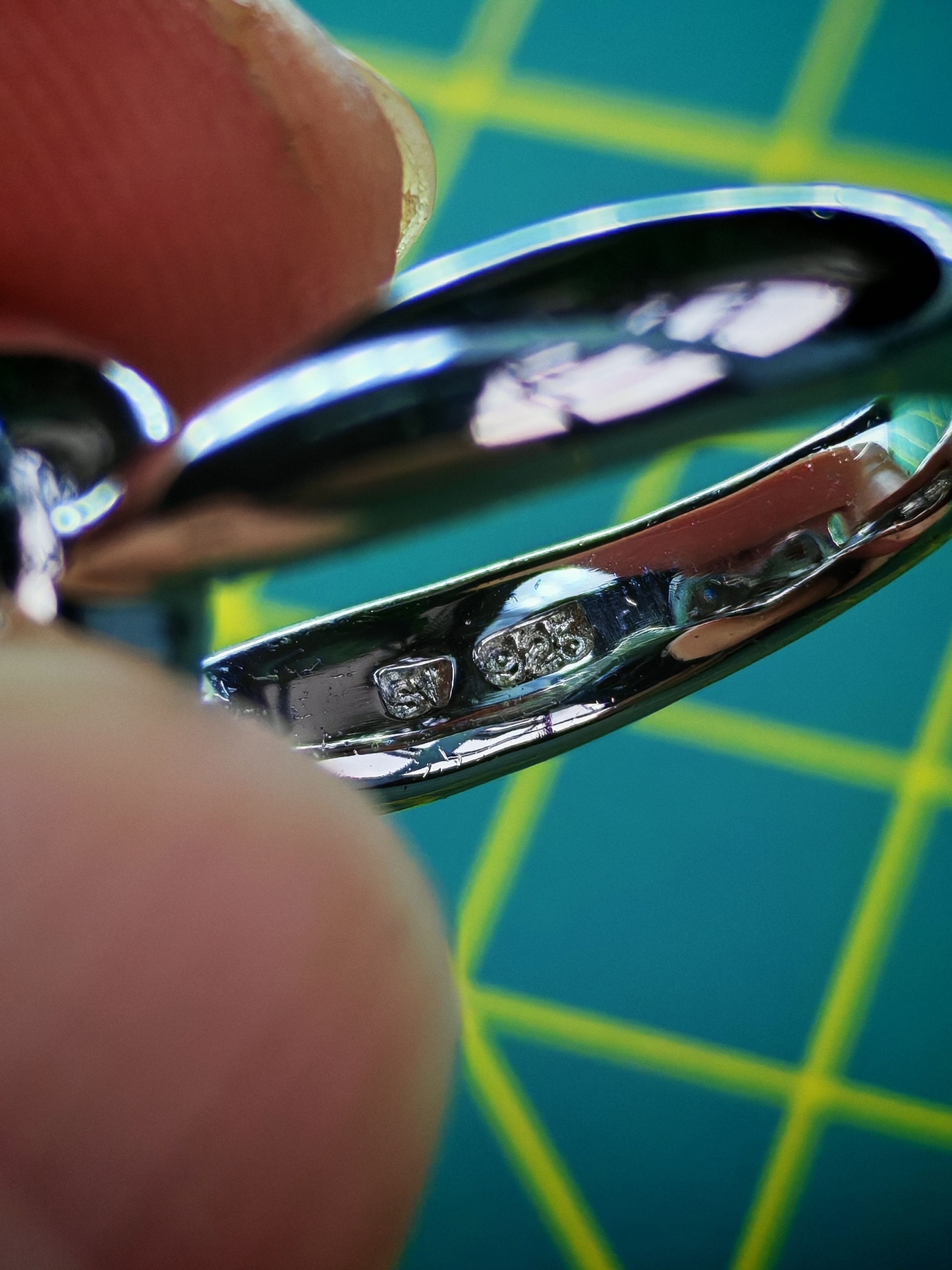 Other SILVER 925 MARKING SILVER RING WITH RINESTONE LIKE DIAMOND Size ONE SIZE - 4 Thumbnail
