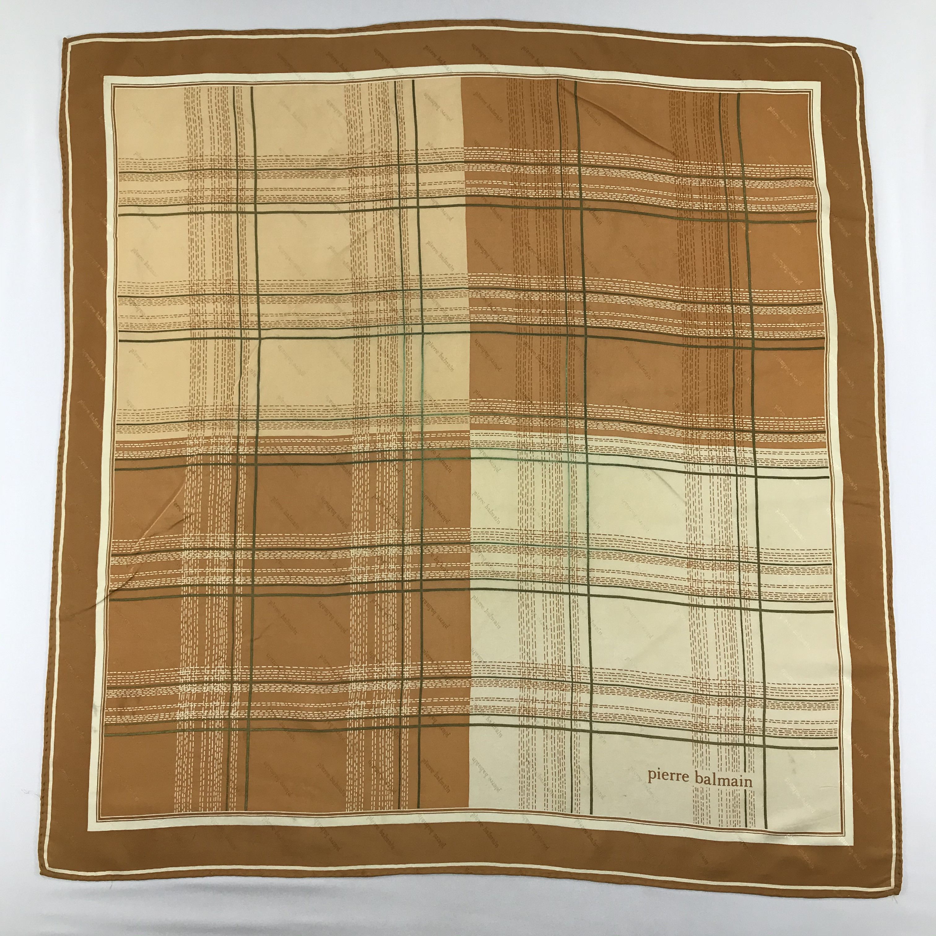 Pierre Balmain Vintage Pierre Balmain Silk Scarf Size ONE SIZE - 2 Thumbnail