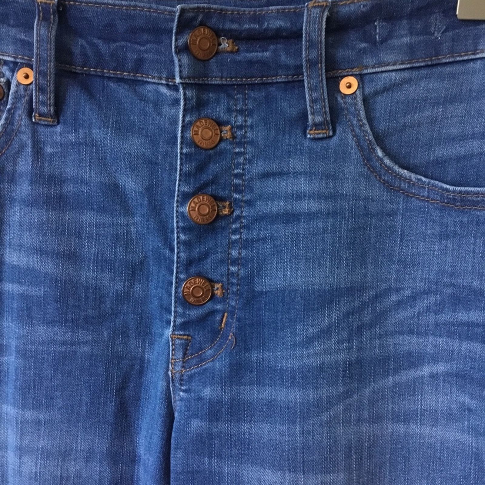 Madewell Madewell Blue Cali Demi-Boot Jeans Size 28" / US 6 / IT 42 - 3 Thumbnail