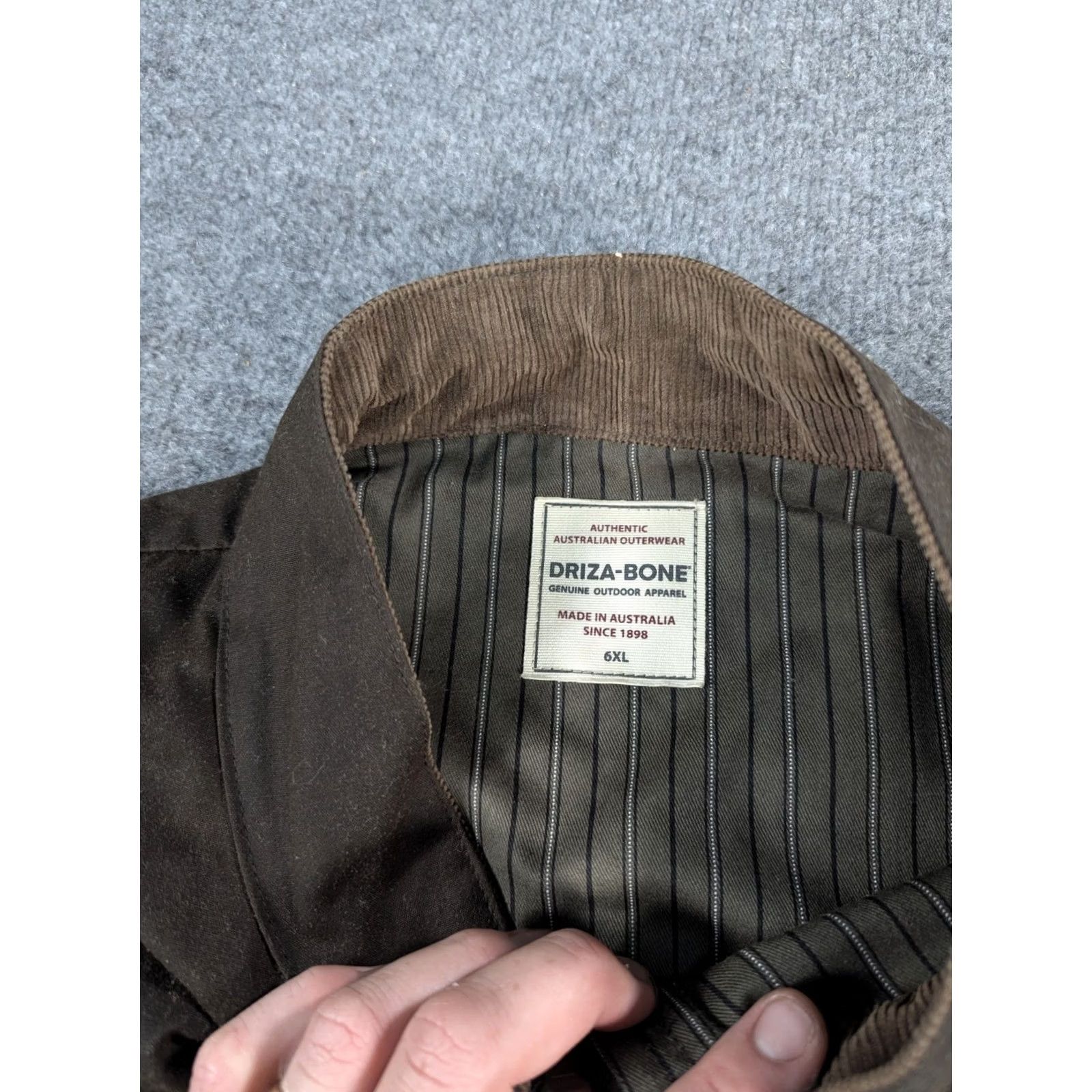 Vintage Driza Bone Australia Jumbuck Waxed Wool Lined Full Zip Vest Size 6XL Mens Size US XXL / EU 58 / 5 - 4 Thumbnail