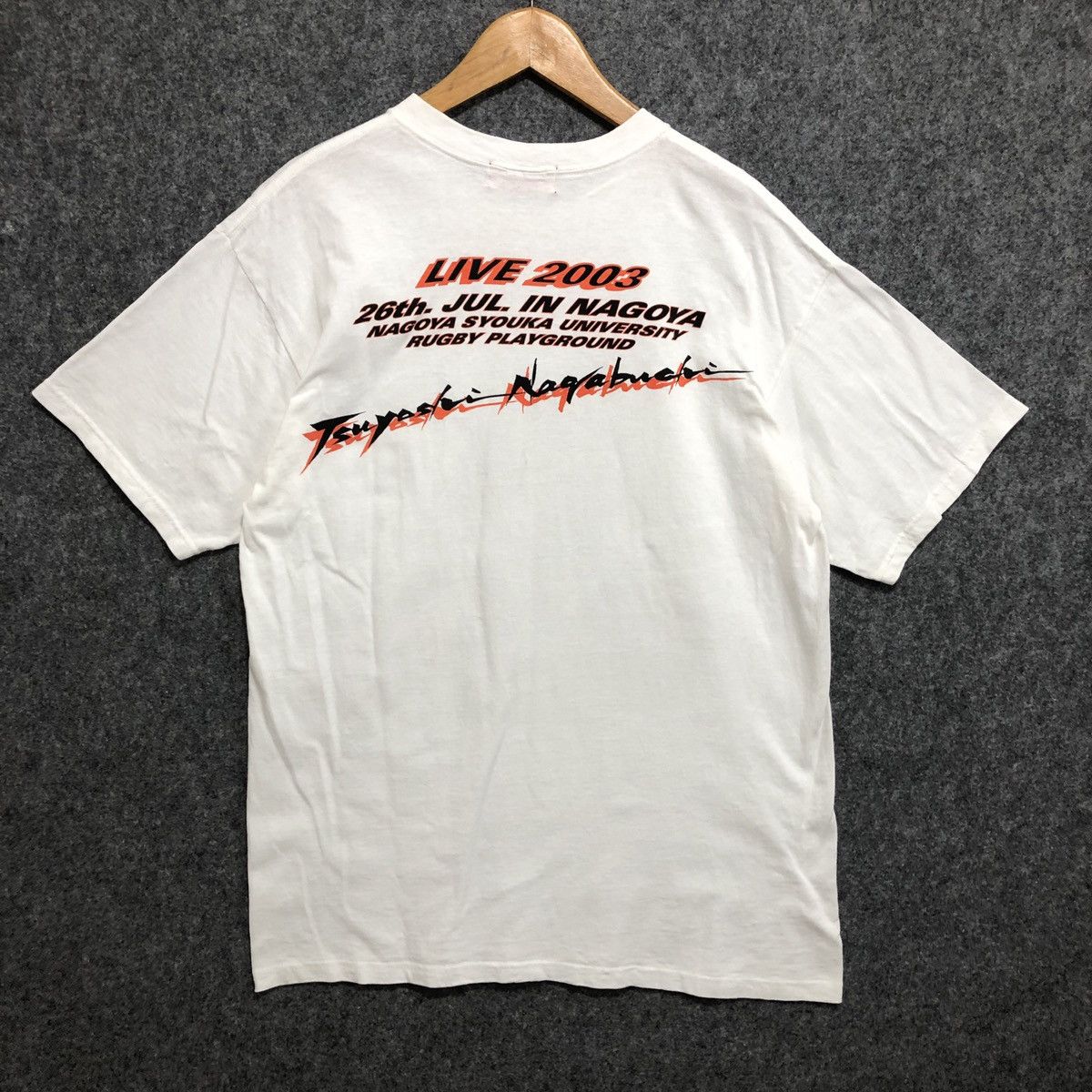 Vintage Vintage Tsuyoshi Nagabuchi Japan Tour T-Shirt Size US L / EU 52-54 / 3 - 3 Thumbnail