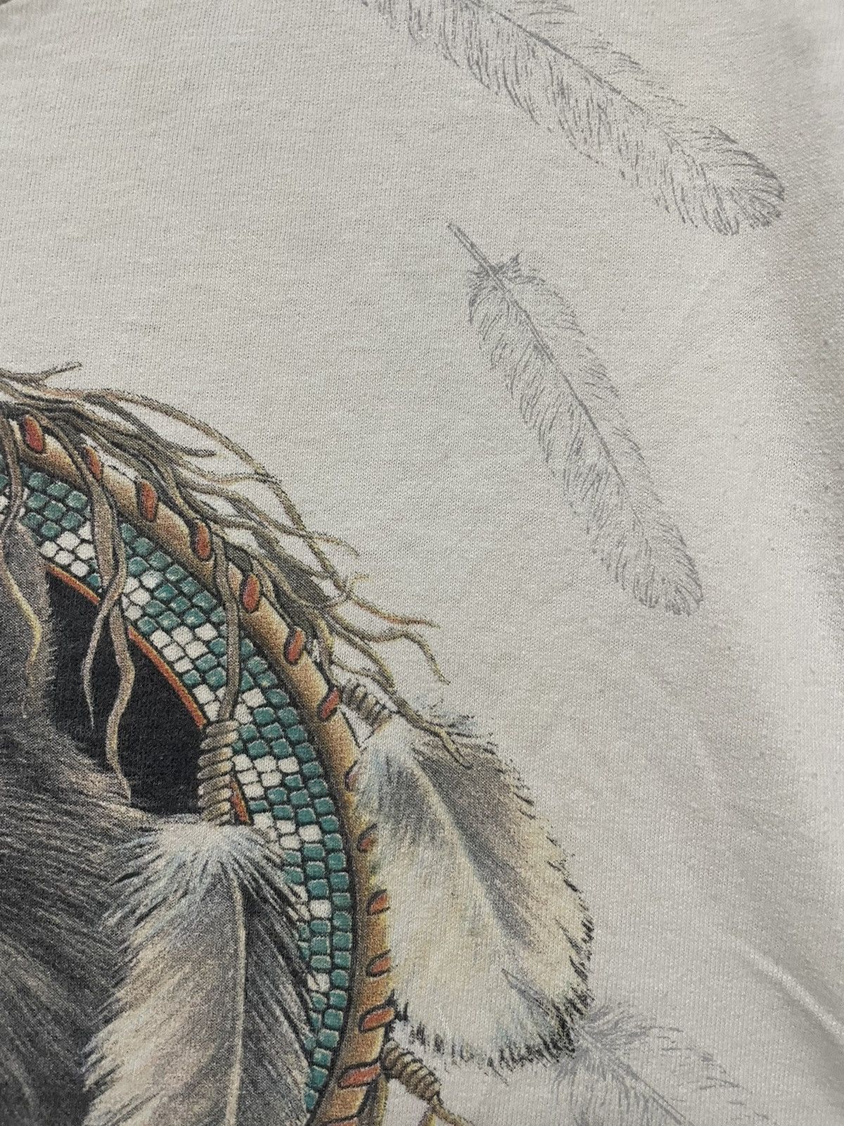 Vintage Vintage 1993 3D Emblem Made in USA Wolf Animal Tee All Over Size US L / EU 52-54 / 3 - 9 Thumbnail