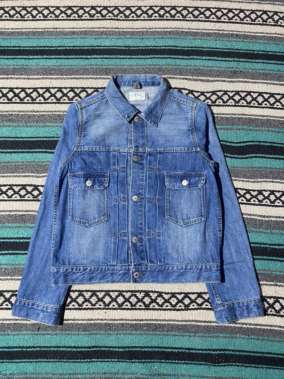 Indigo Indigo Trucker Denim Type 2 Size US S / EU 44-46 / 1 - 1 Thumbnail