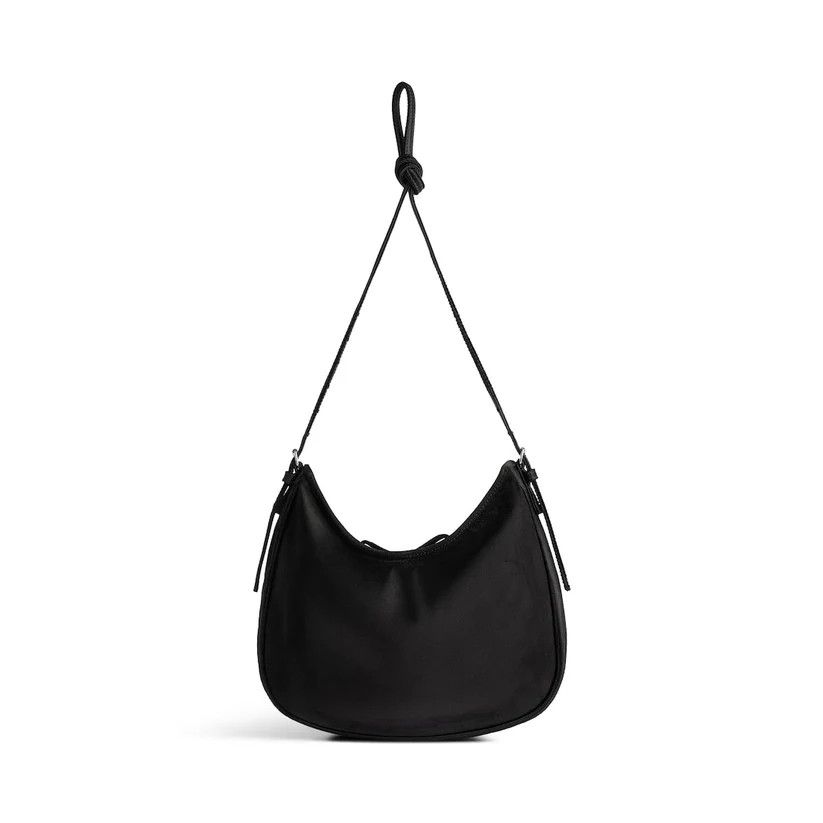 Balenciaga o1in1g0226 Size: OS / Leopolda Hobo Small Bag in Black Size ONE SIZE - 6 Thumbnail