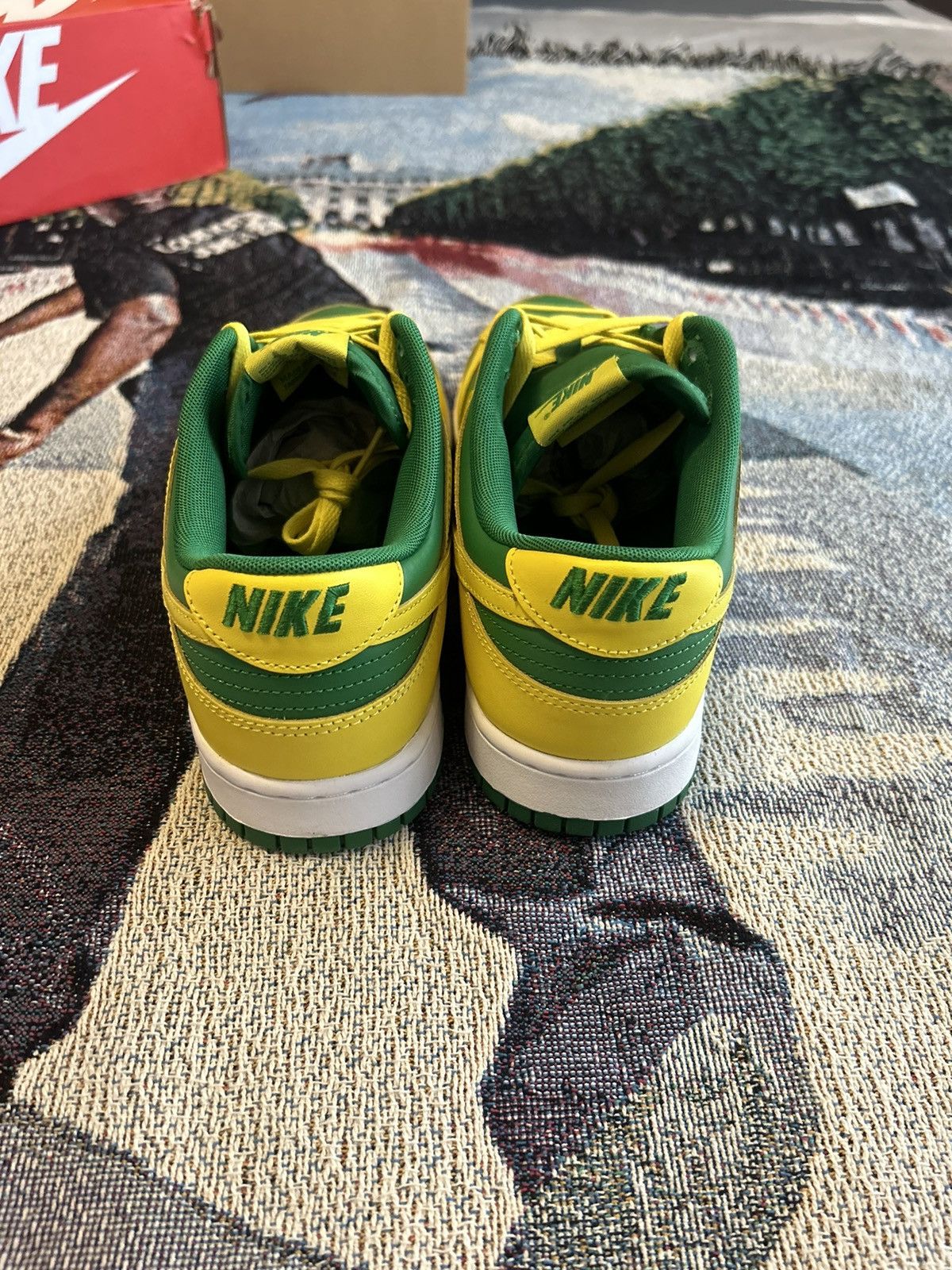 Nike Nike Dunk Low Reverse Brazil Size US 13 / EU 46 - 4 Thumbnail
