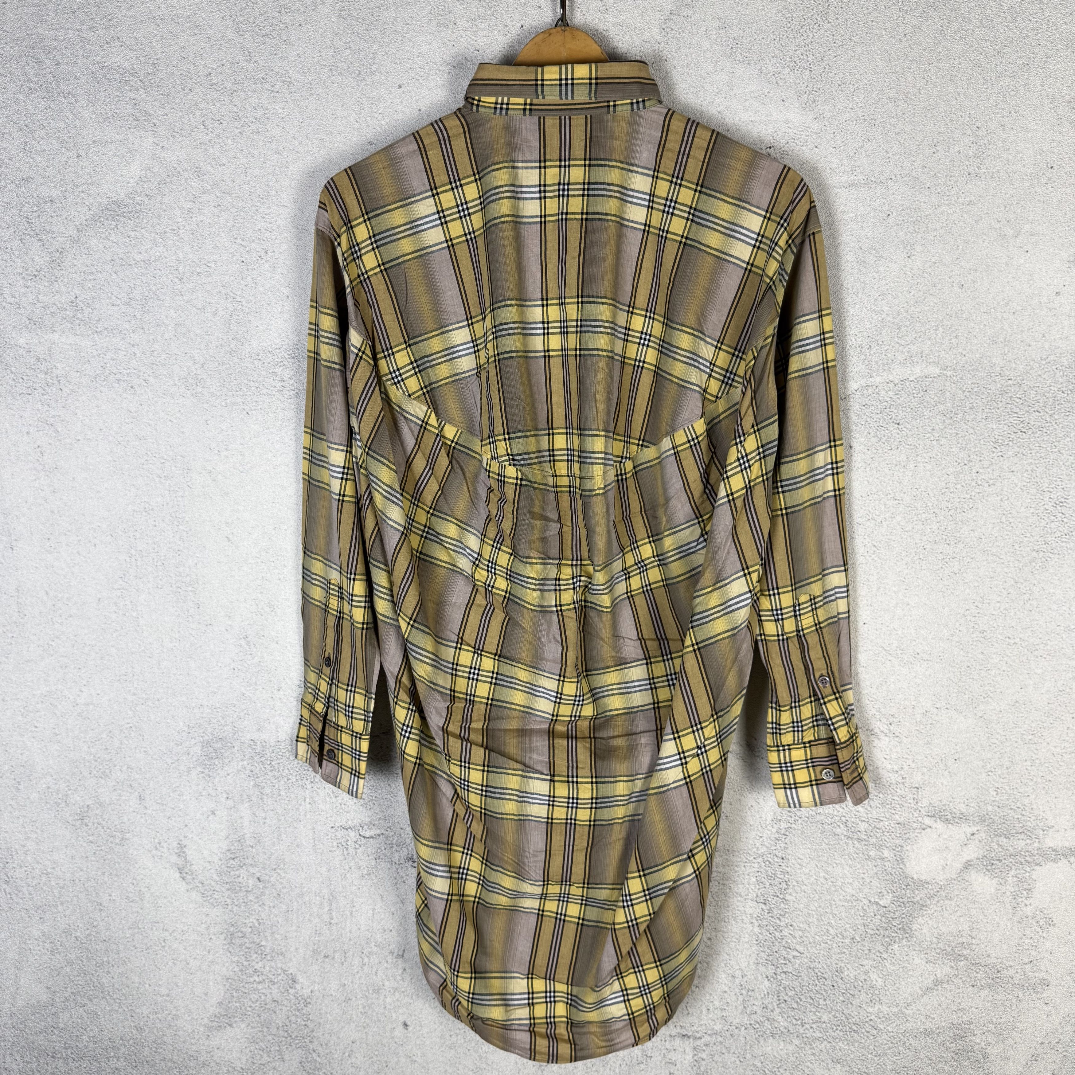 Zucca Zucca Japan Oversized Plaid Longline Shirt Size US M / EU 48-50 / 2 - 1 Thumbnail