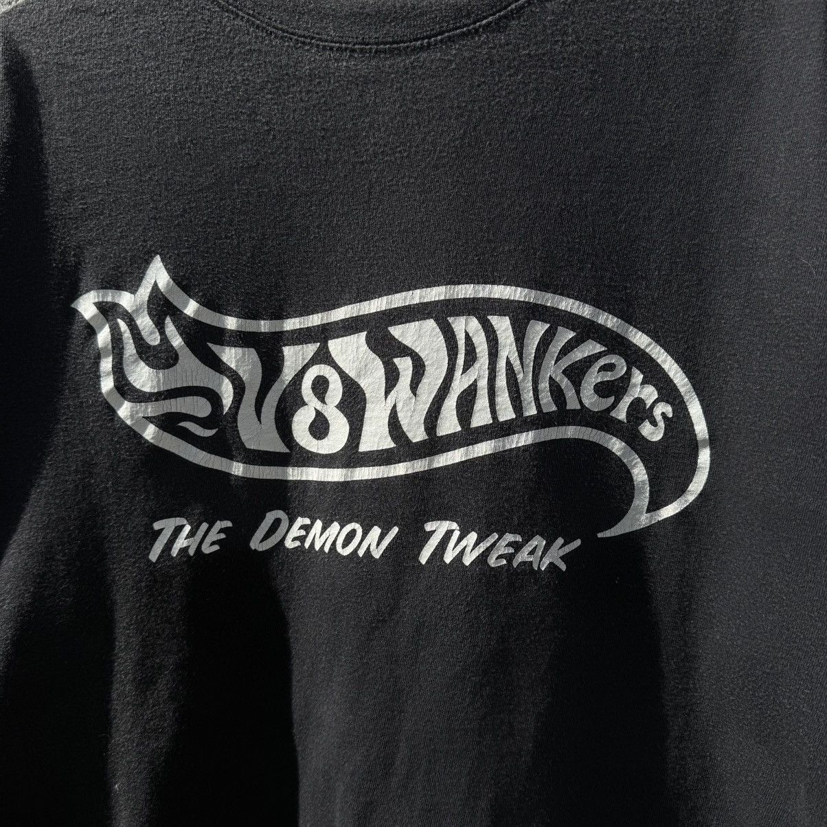 Band Tees × Vintage Vintage V8 Wankers Punk Washed Boxy Tees Japanese 90s Grunge Size US L / EU 52-54 / 3 - 4 Thumbnail