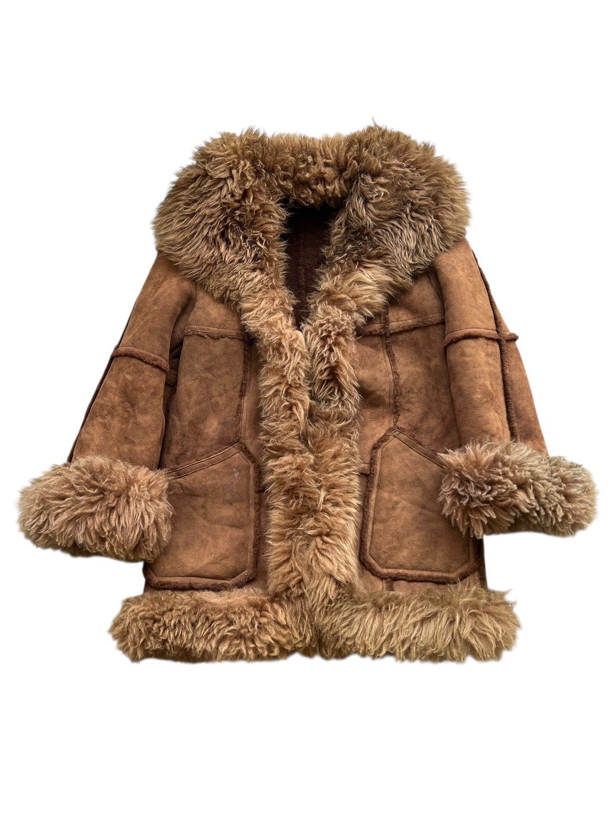 Vintage Vintage Farlon Fur Long Leather Jacket Size US M / EU 48-50 / 2 - 1 Thumbnail