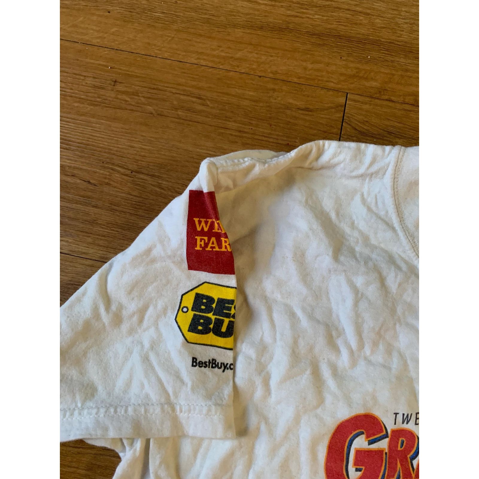 Gildan Vintage marathon T shirt size large 1990s 80s Size US L / EU 52-54 / 3 - 3 Thumbnail