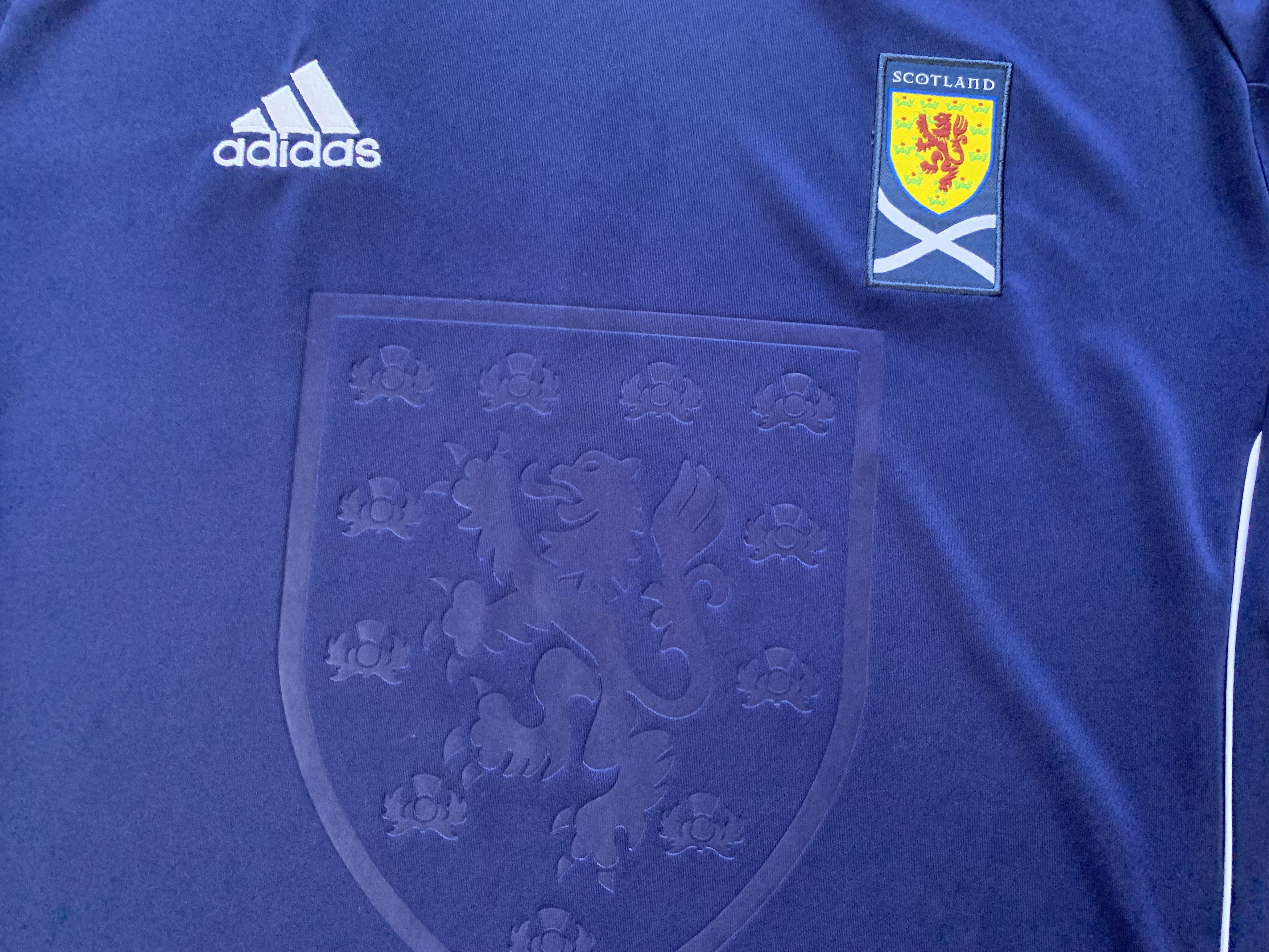Adidas Adidas Scotland National Team Home Shirt Jersey 2010 Size US M / EU 48-50 / 2 - 5 Thumbnail