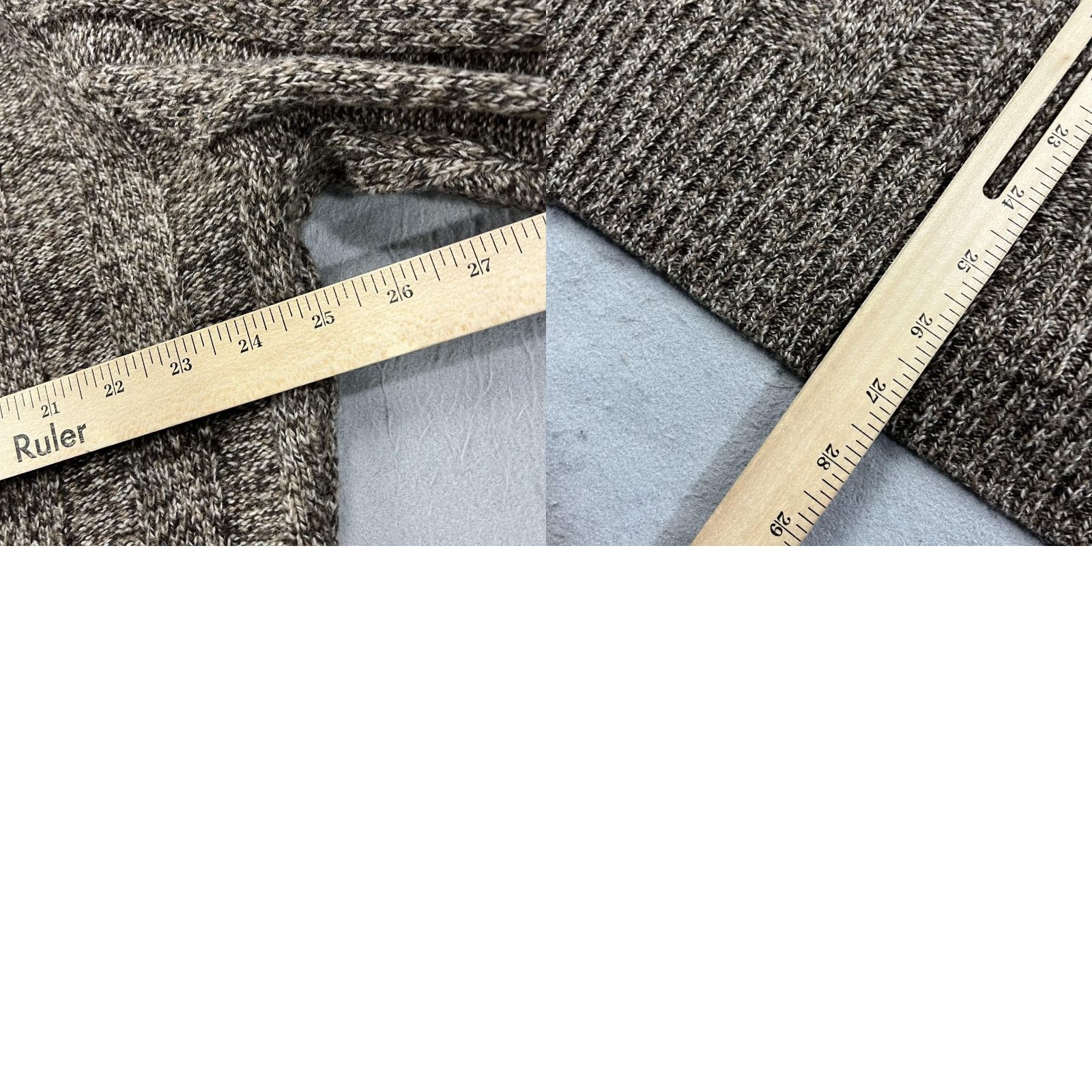Jos. A. Bank Jos A Bank Sweater Mens XL Brown Lambswool Shawl Cardigan Elbow Patches Size US XL / EU 56 / 4 - 8 Thumbnail