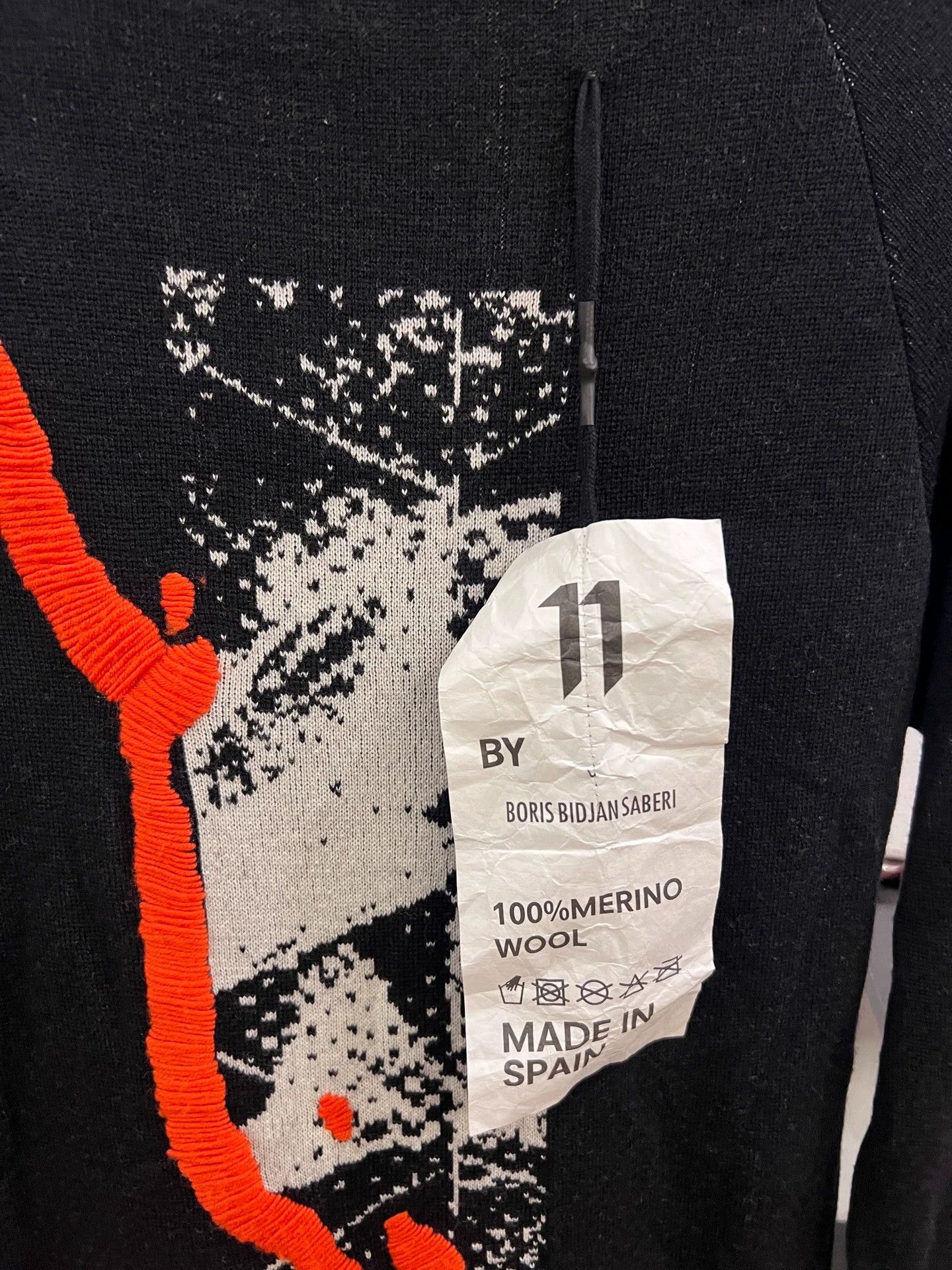 Boris Bidjan Saberi Boris Bidjan Saberi 11by bbs wool embroidered knit L NWT Size US L / EU 52-54 / 3 - 5 Thumbnail