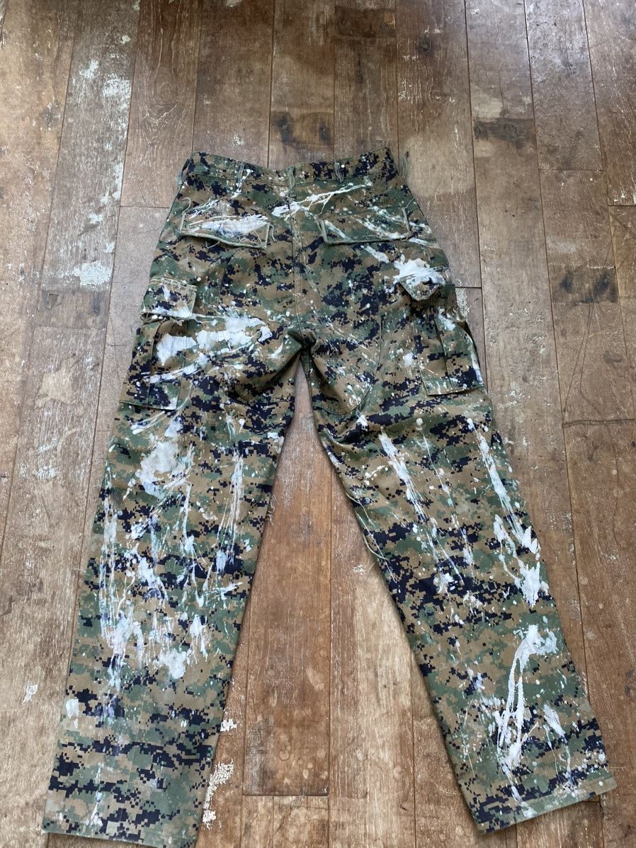 Japanese Brand Distressed, camo pants Size US 32 / EU 48 - 6 Preview