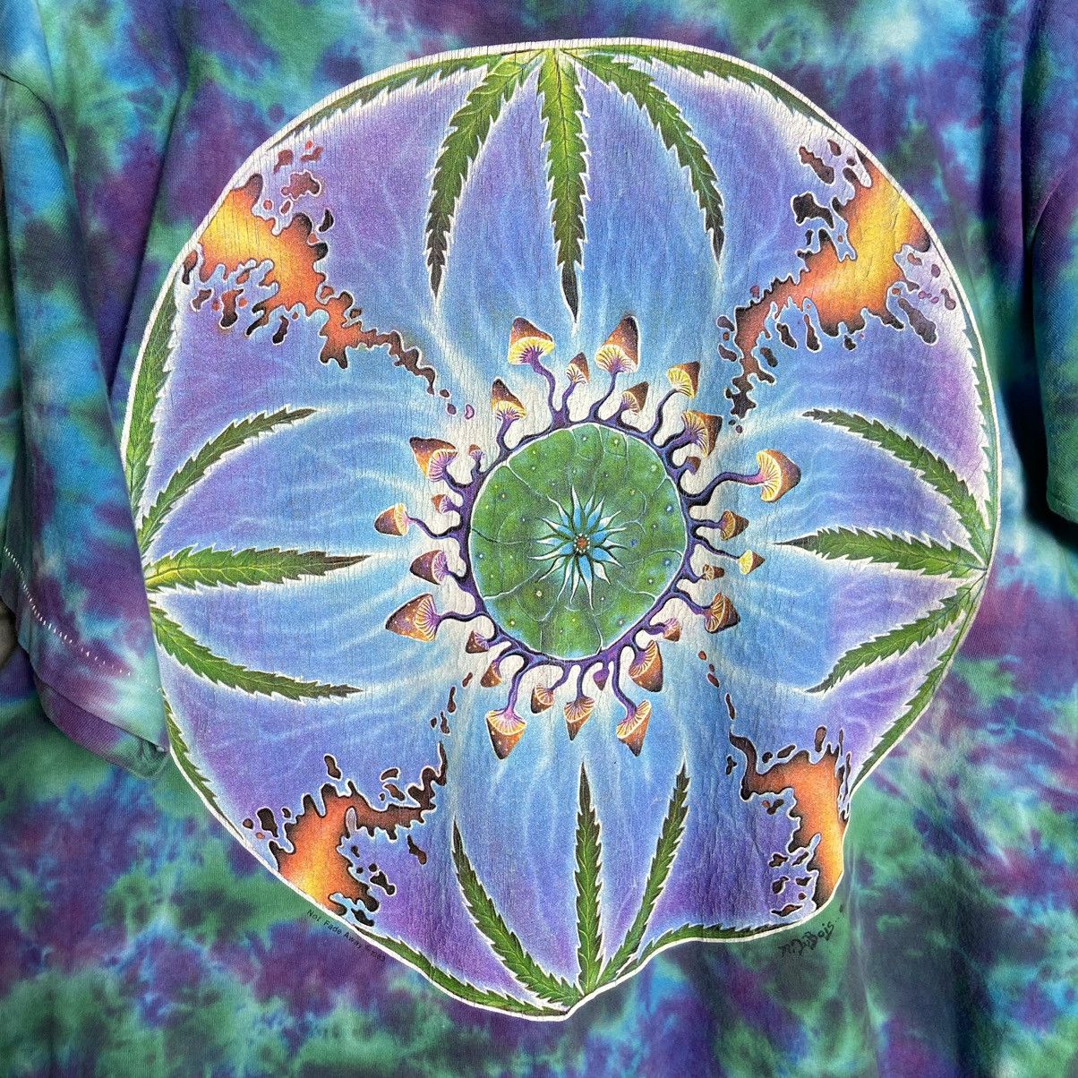 Band Tees Vintage 90s Michael Mike Grateful Dead Weed Fractal Tee Size US XL / EU 56 / 4 - 2 Thumbnail