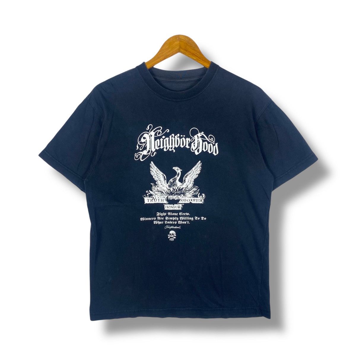 Neighborhood Vintage 00s NEIGHBORHOOD Ace Of Spades Graphic Faded Tee Size US M / EU 48-50 / 2 - 1 Thumbnail
